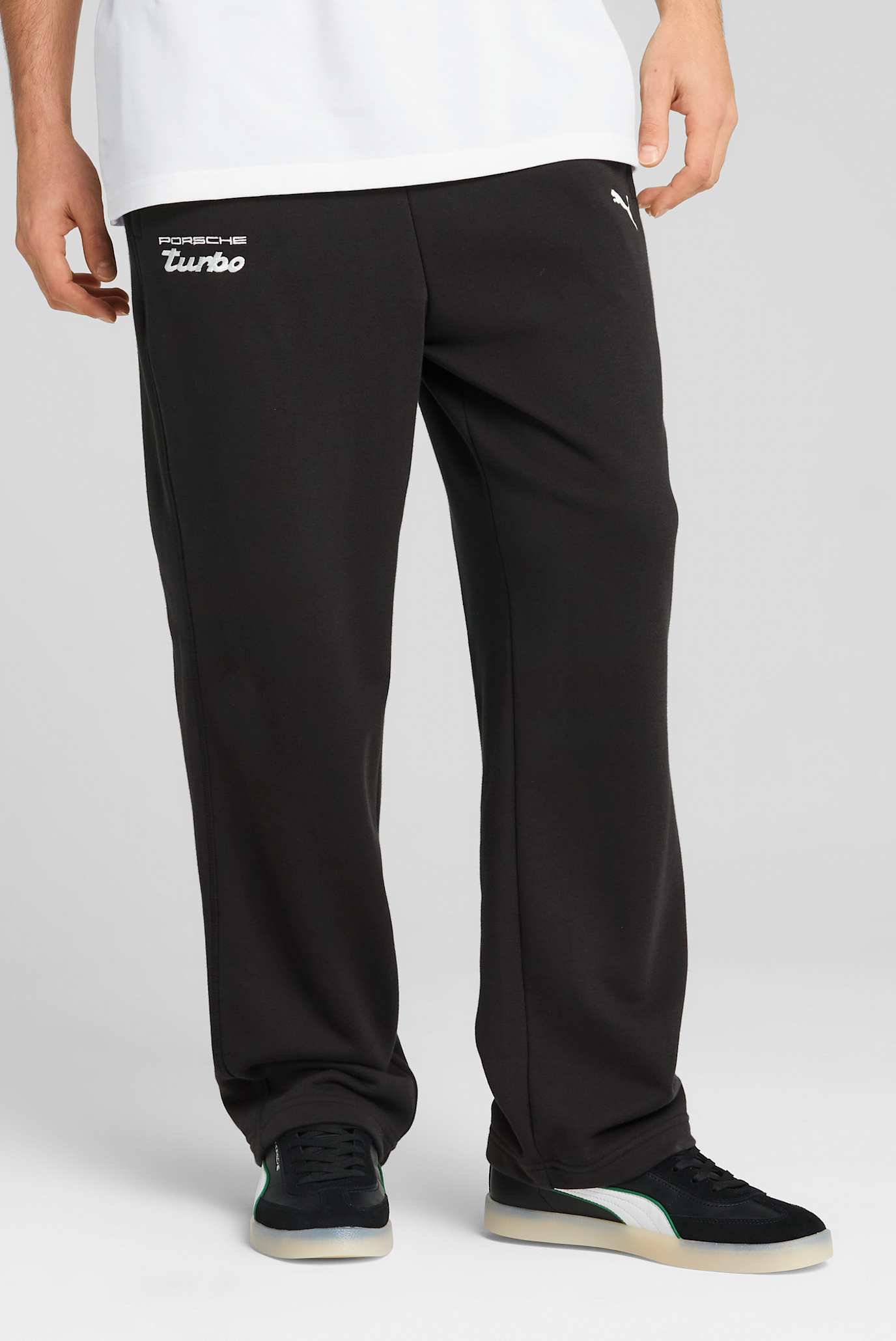 Мужские черные спортивные брюки Porsche Legacy Sweatpants Men 1