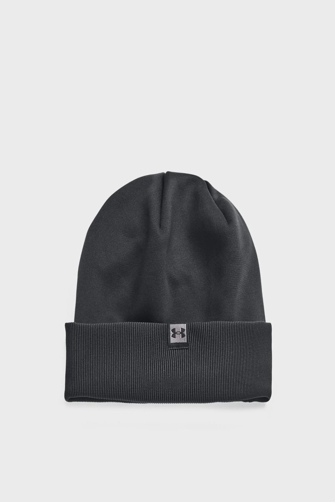 Женская черная шапка UA Storm Fleece Beanie 1
