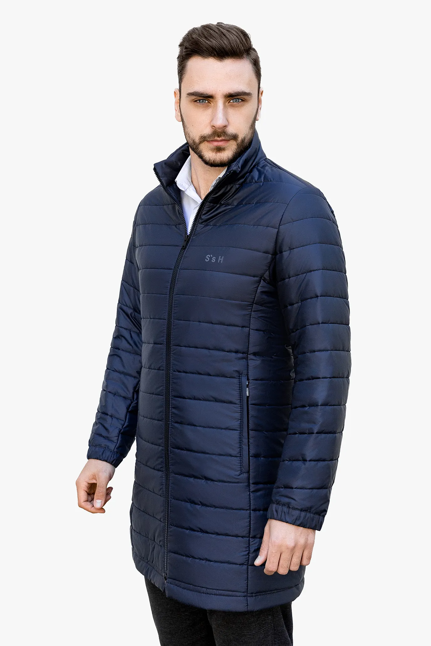 Мужская темно-синяя куртка 3