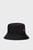 Мужская черная панама TAGGED BUCKET HAT
