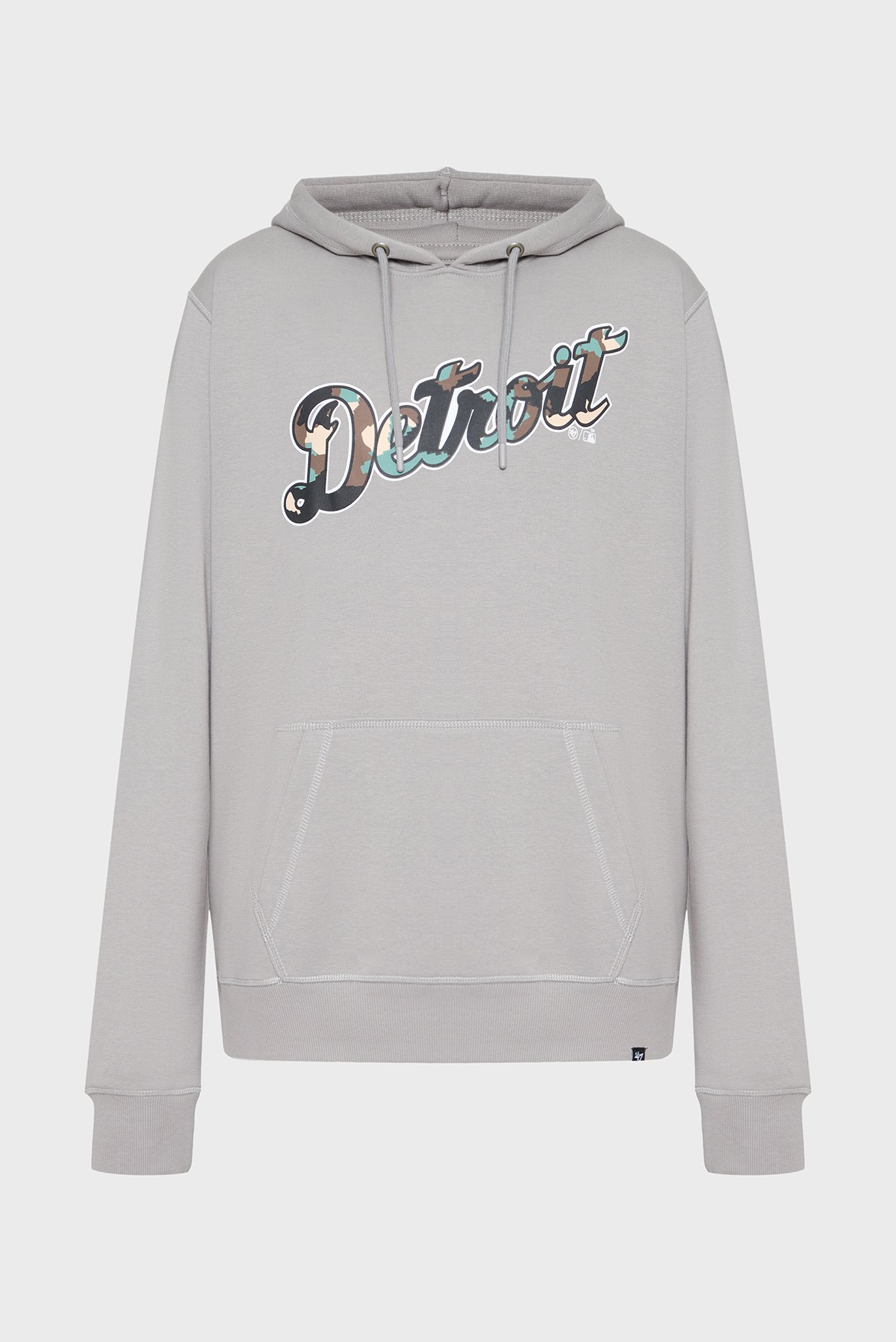 Серое худи DETROIT TIGERS DIGITAL STAR (унисекс) Серый M 47 Brand 646046WY-FS Серое худи DETROIT TIGERS DIGITAL STAR (унисекс) Серый M 47 Brand 646046WY-FS