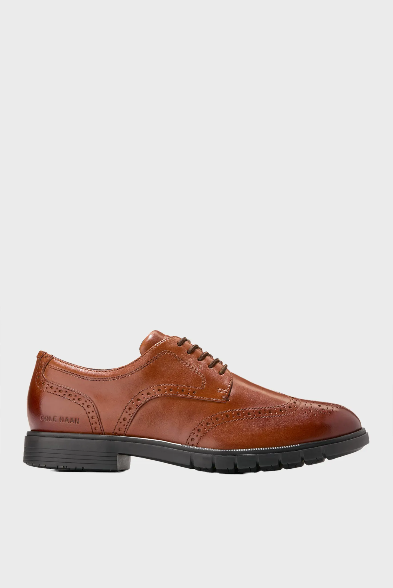 Чоловічі коричневі шкіряні броги GrandFlex Dress Wingtip Oxford 1