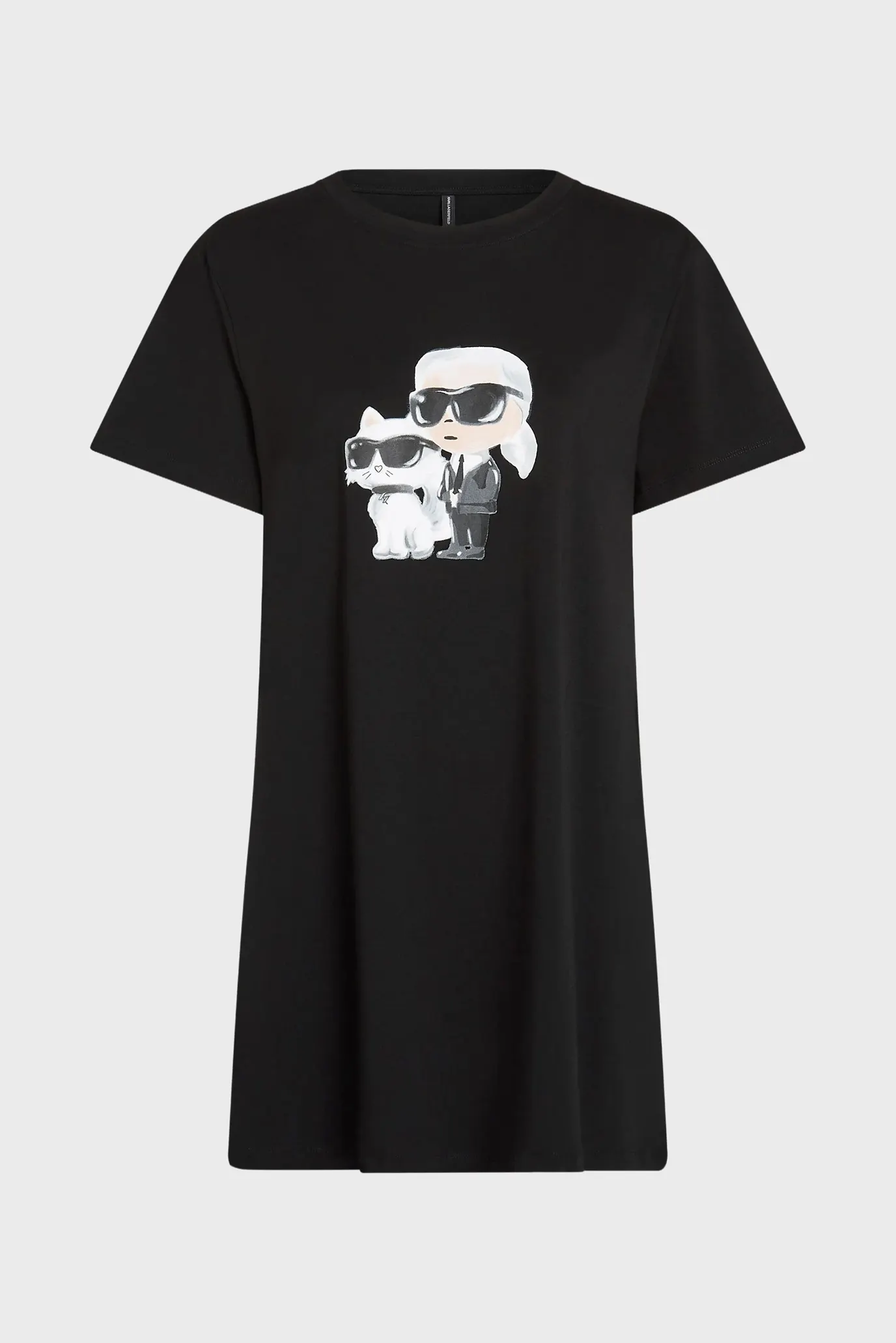 Жіноча чорна нічна сорочка IKON 5