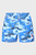 Мужские синие плавательные шорты с узором SF MEDIUM DRAWSTRING