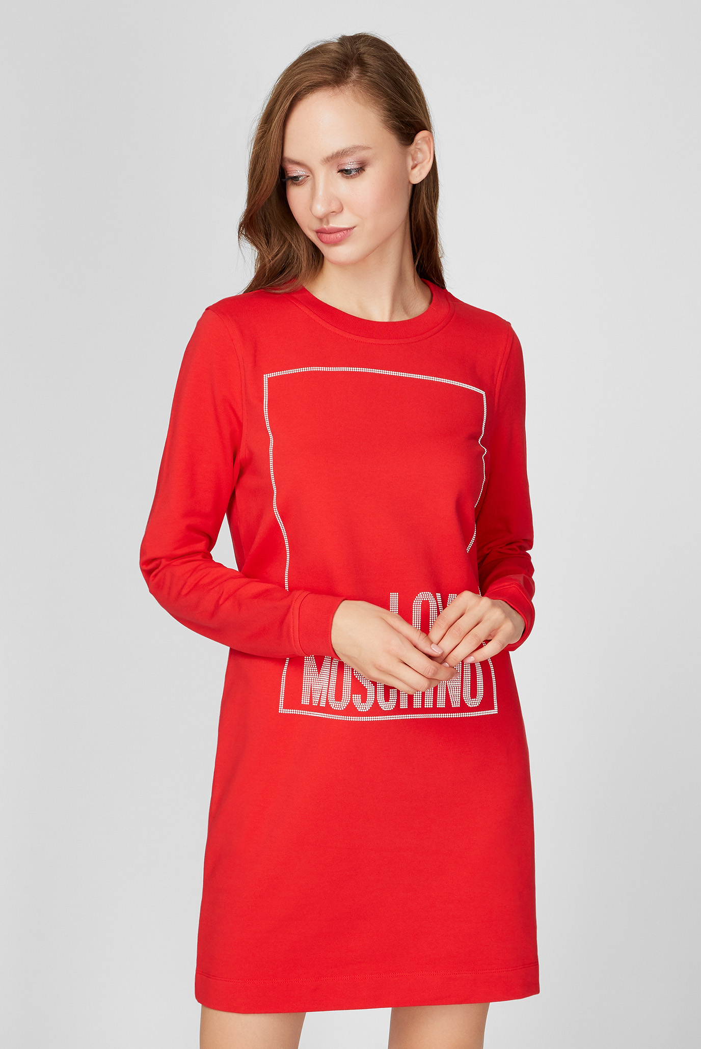 Женское красное платье Красный 42 Love Moschino W584715E2182 Женское красное платье Красный 42 Love Moschino W584715E2182