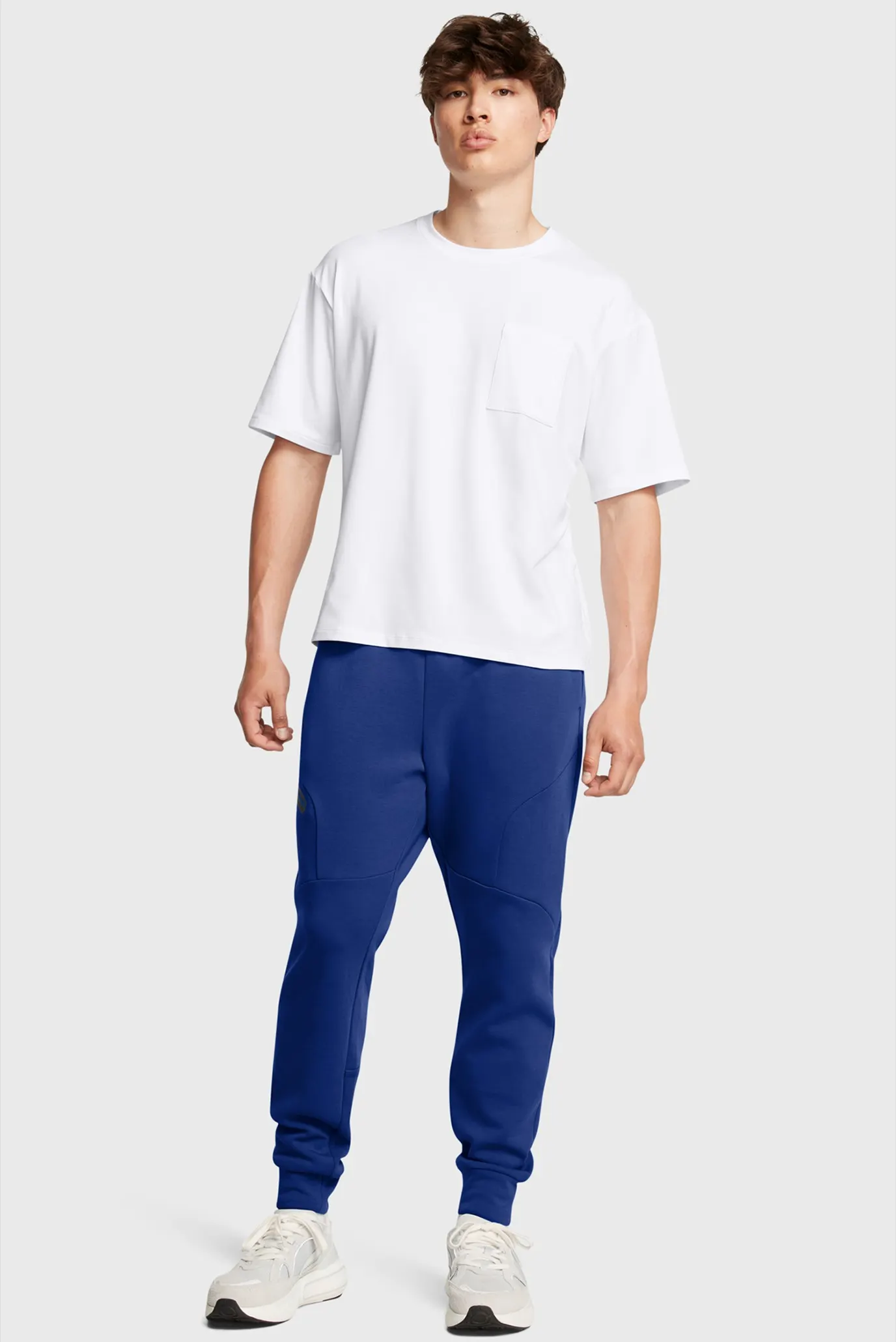 Чоловічі сині спортивні штани UA Unstoppable Flc Jgr EU 2