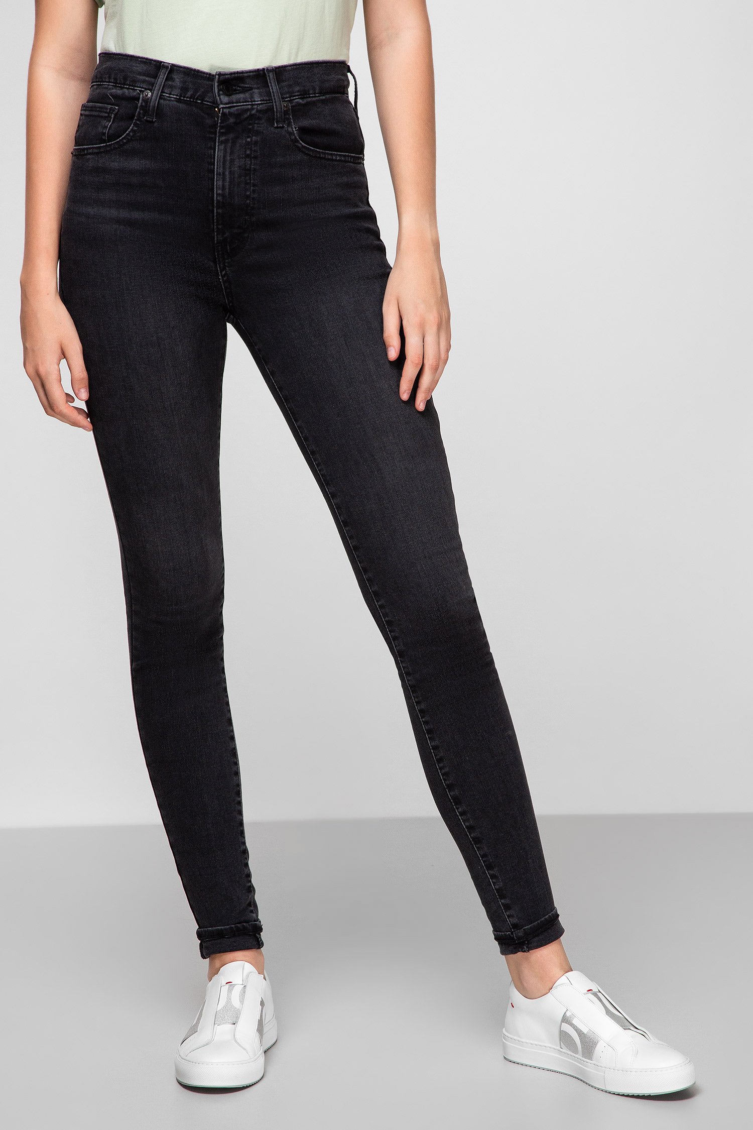 Женские черные джинсы Mile High Super Skinny 1