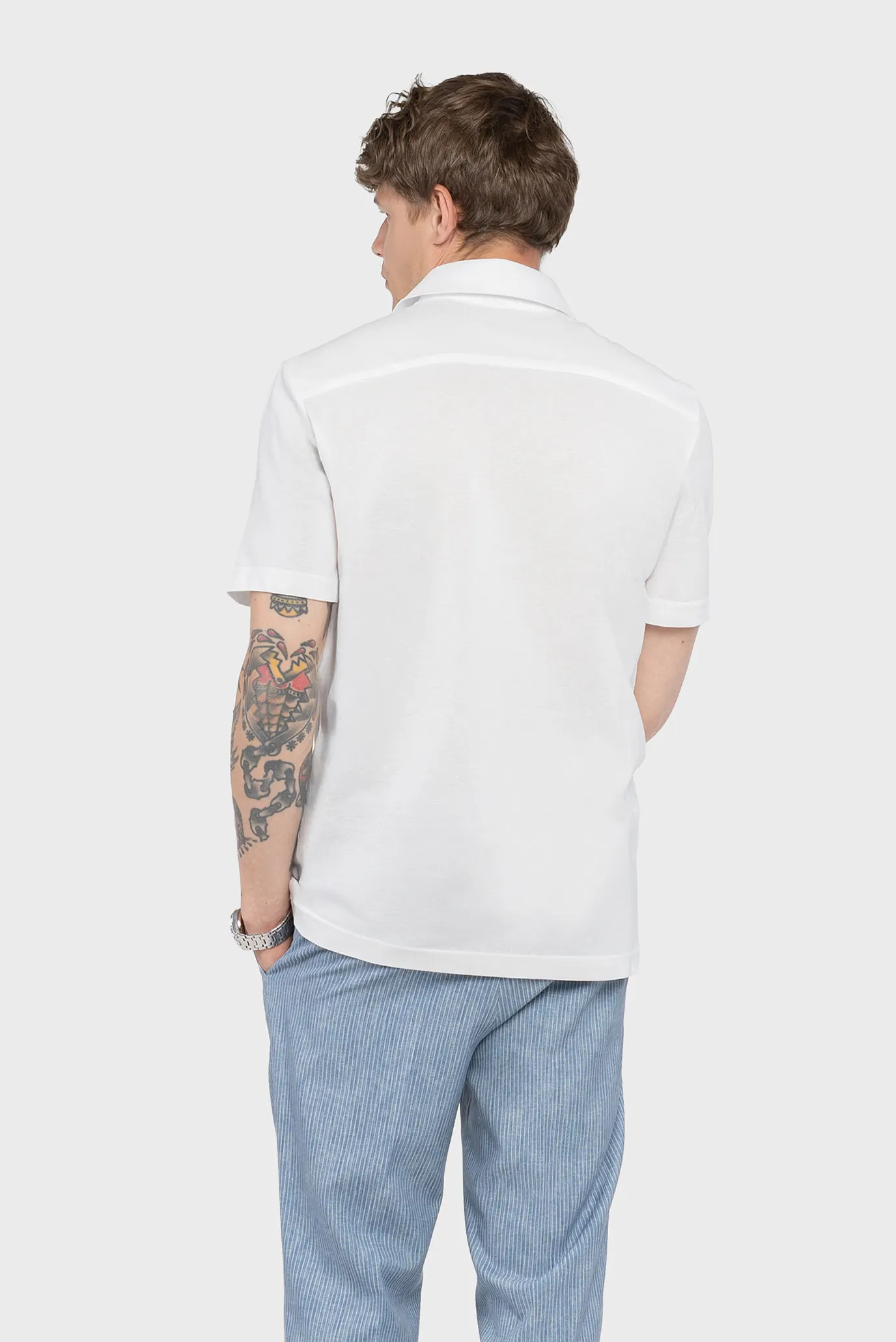 Чоловіче біле поло 3