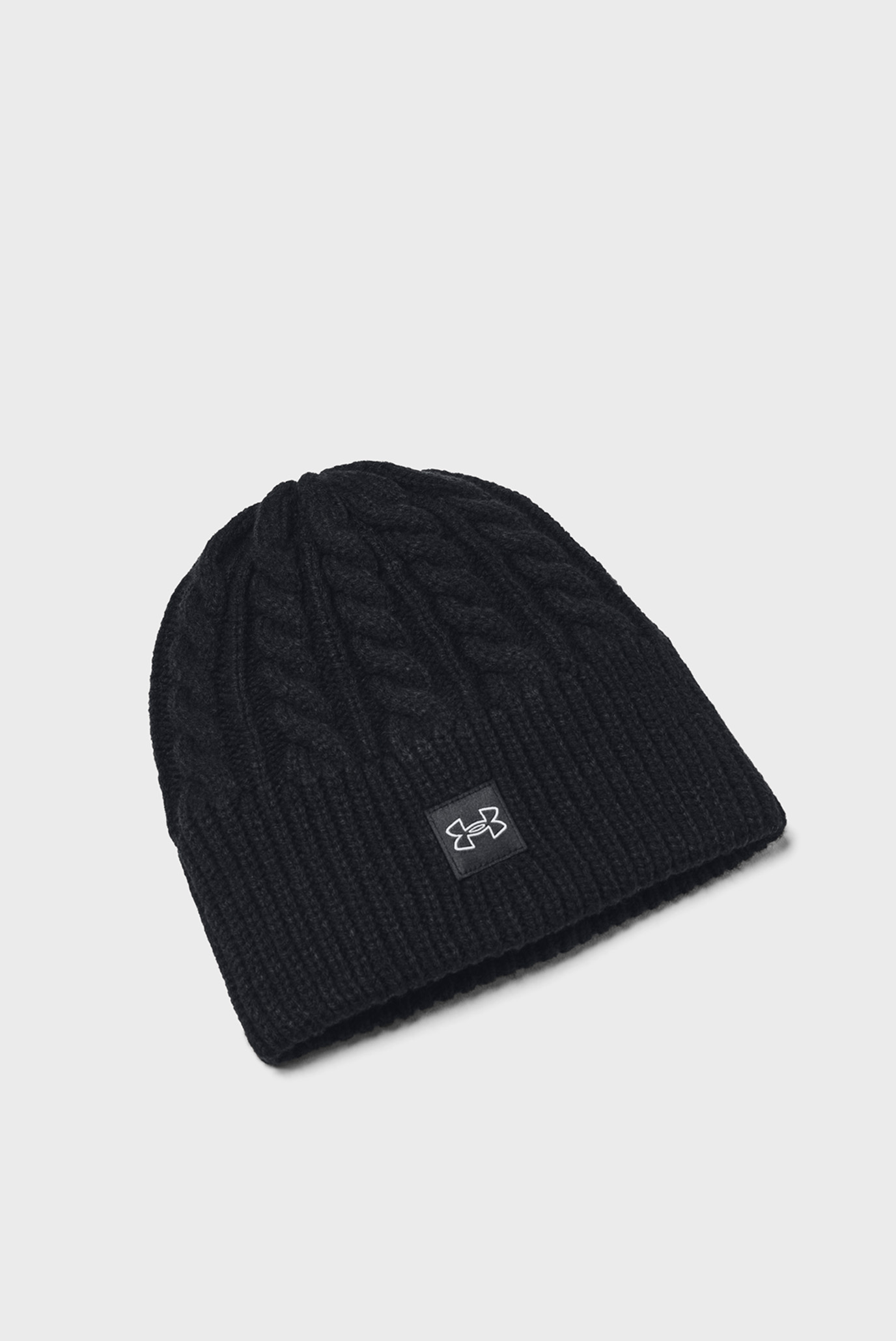 Жіноча чорна шапка Halftime Cable Knit Beanie 1