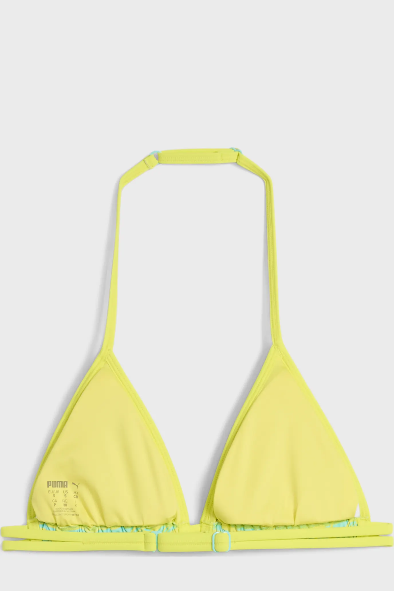 Жіночий м'ятний ліф від купальника з візерунком Triangle Top Women 2