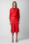 Женская красная шелковая юбка JAYLA JAC WINGS