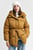 Женский горчичный пуховик MID LENGTH DOWN JACKET