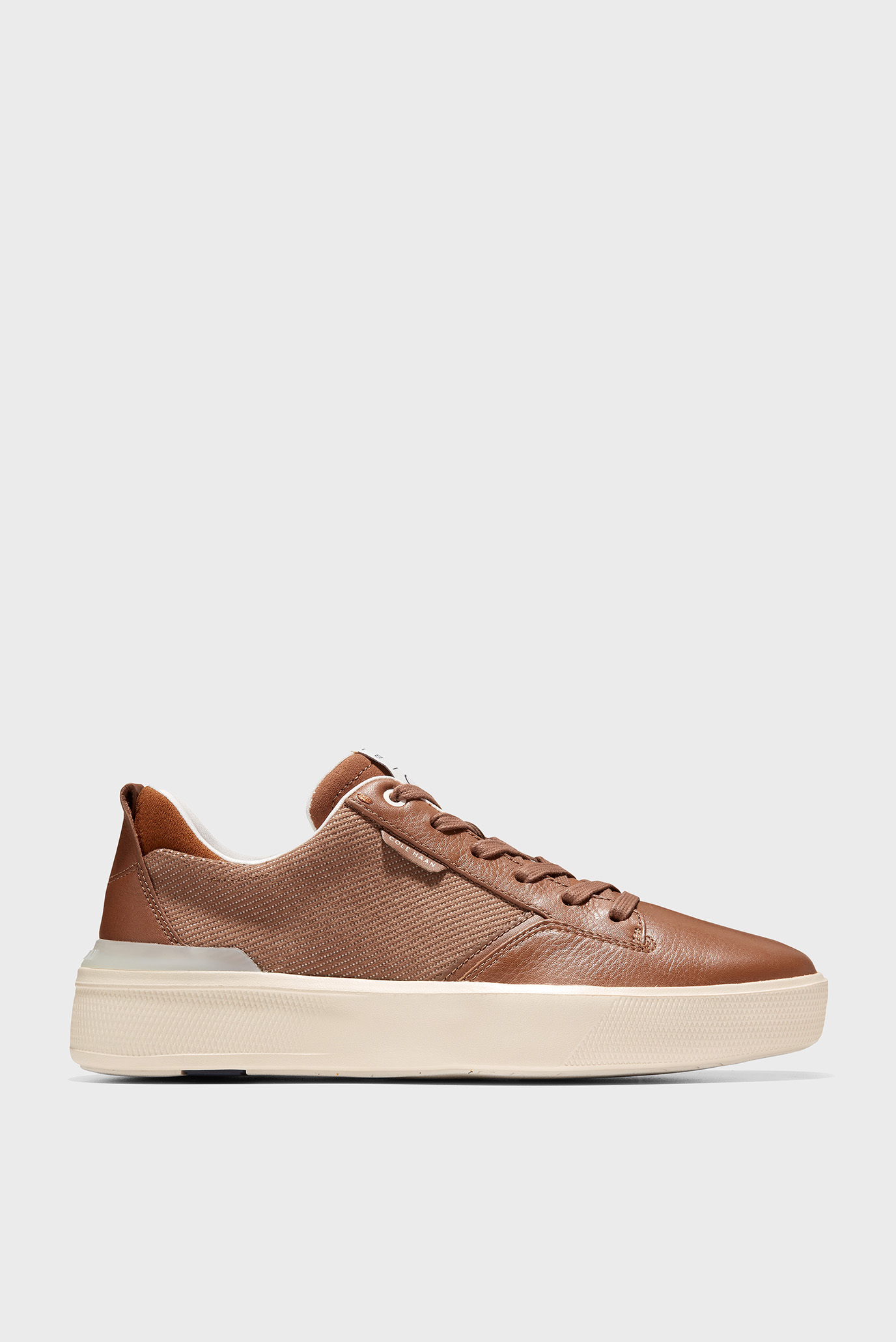 Мужские коричневые кожаные сникерcы GrandPrø Crew Sneaker 1