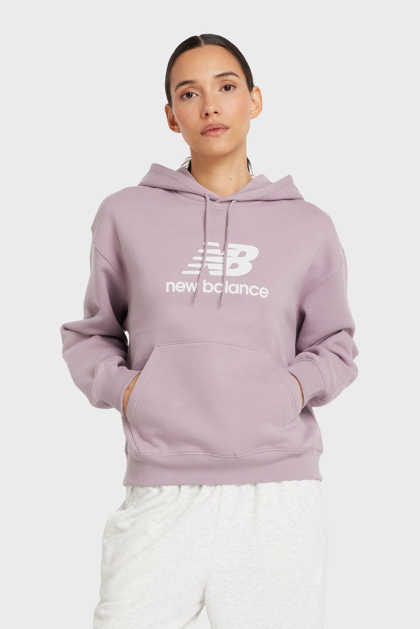 Жіноче бузкове худі Essentials Fleece 1