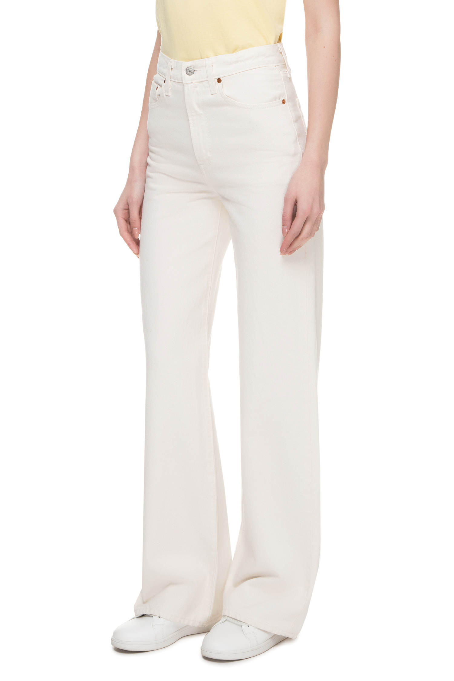 Женские белые джинсы RIBCAGE WIDE LEG Levi’s® 79112;0009 — MD-Fashion