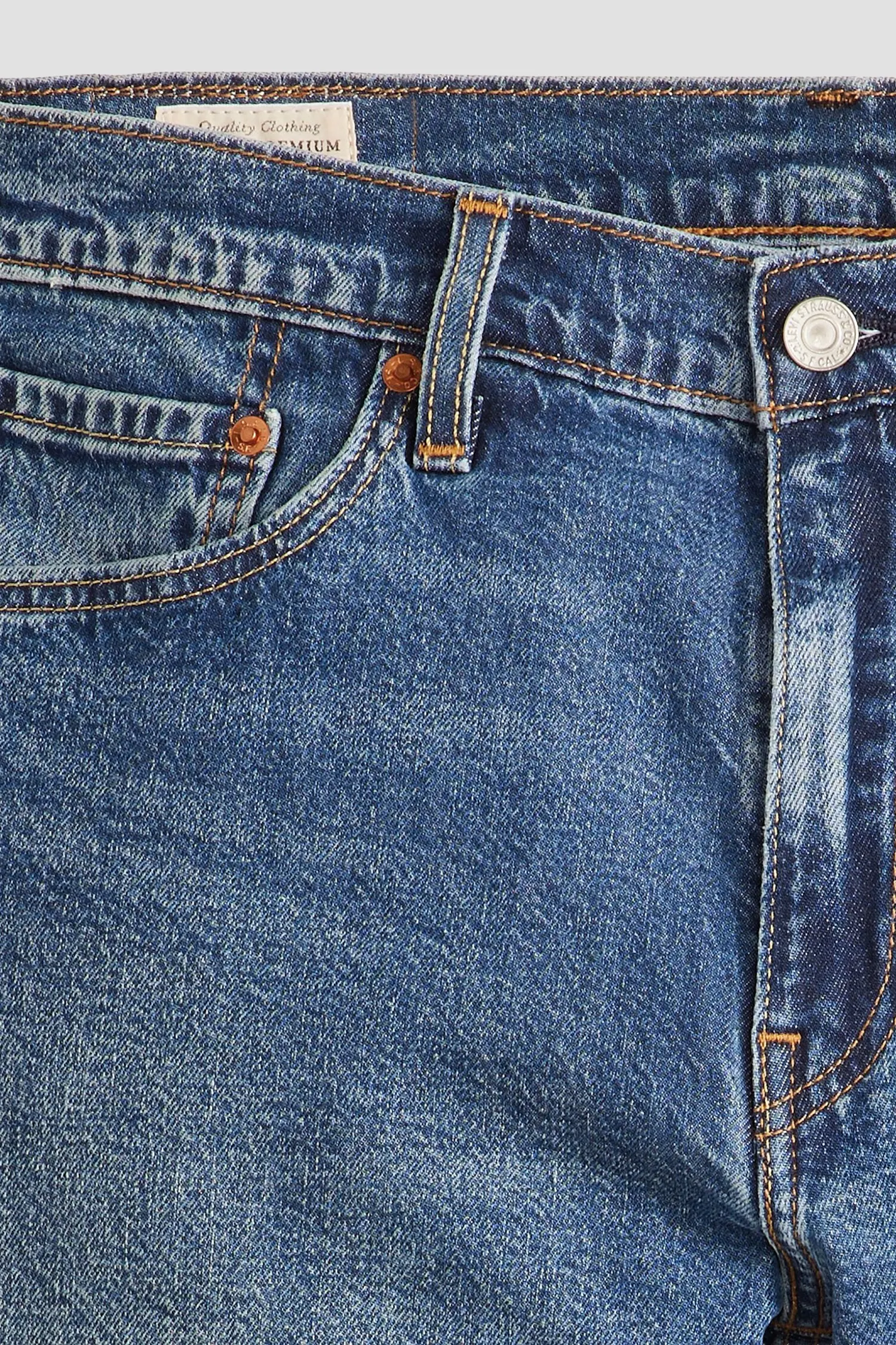 Чоловічі сині джинсові шорти 6