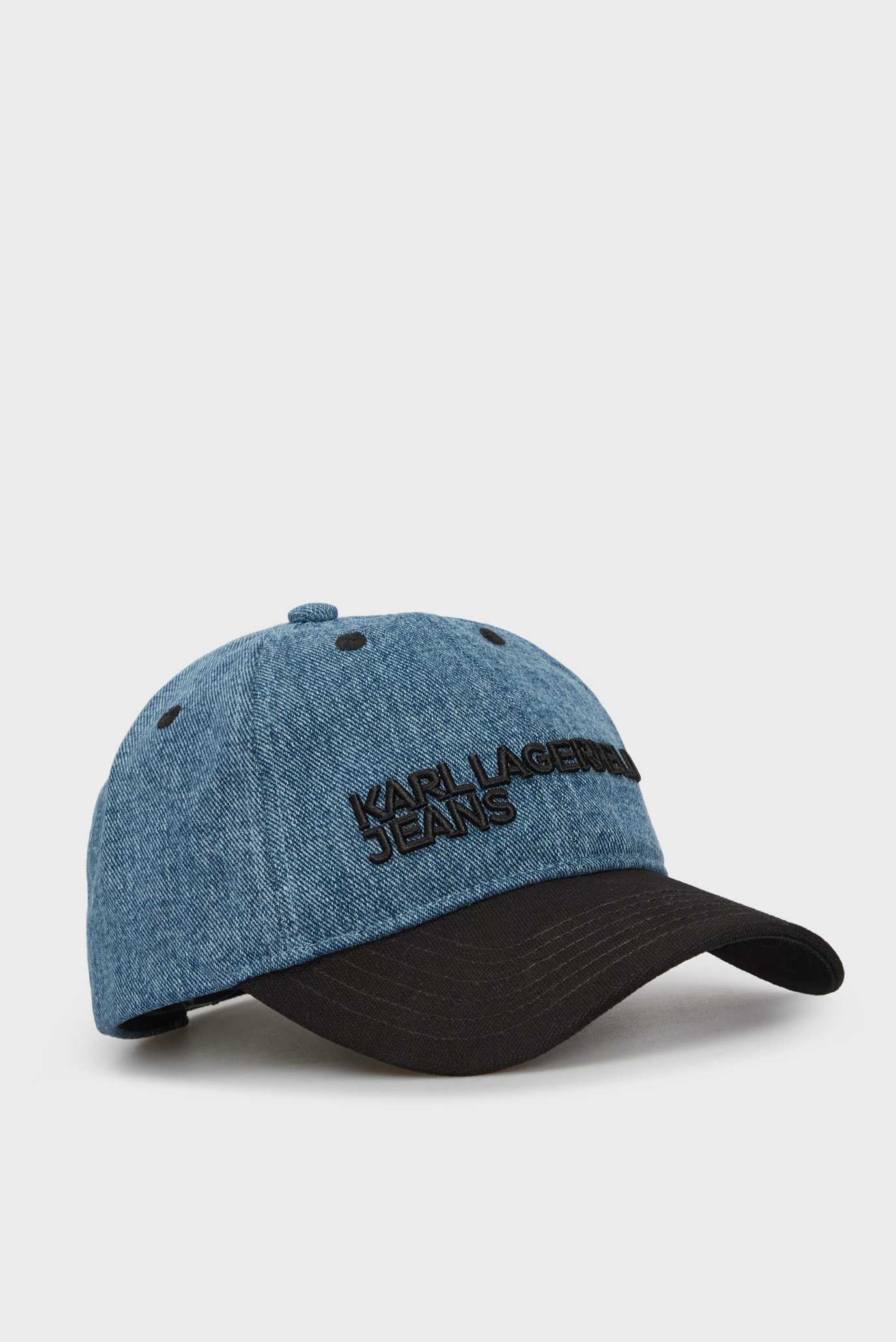 Женская синяя джинсовая кепка logo denim cap 1