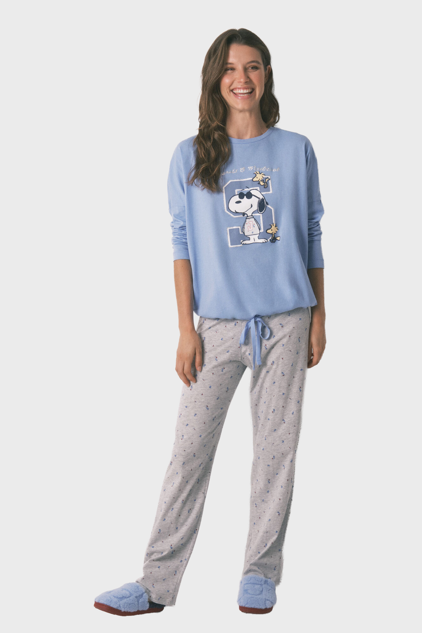 Женская пижама (лонгслив, брюки) Snoopy Разноцветный L womensecret 3132129 Женская пижама (лонгслив, брюки) Snoopy Разноцветный L womensecret 3132129