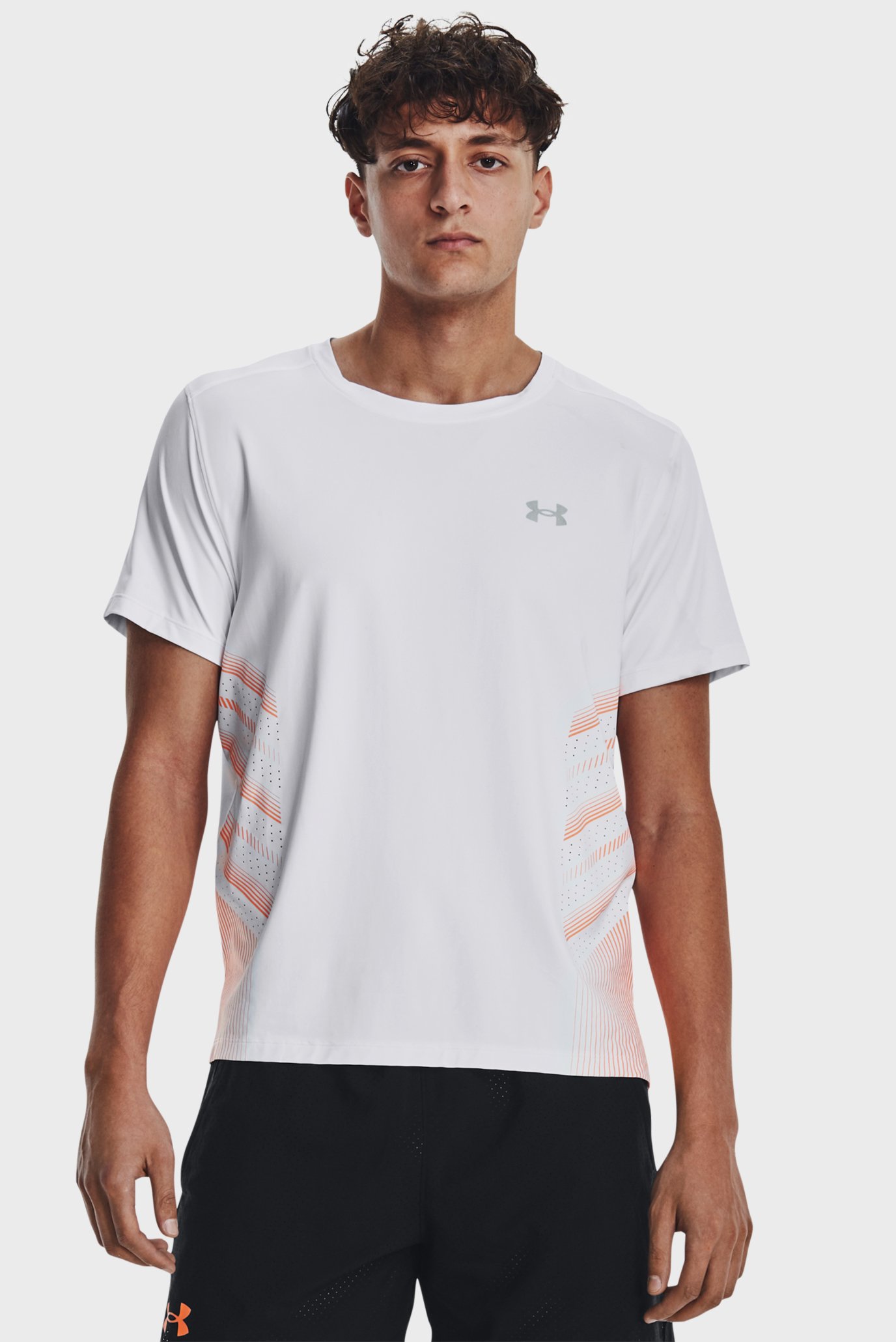 Мужская белая футболка UA ISO-CHILL LASER HEAT SS 1