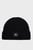 Женская черная шерстяная шапка MINIMAL MONOGRAM BEANIE