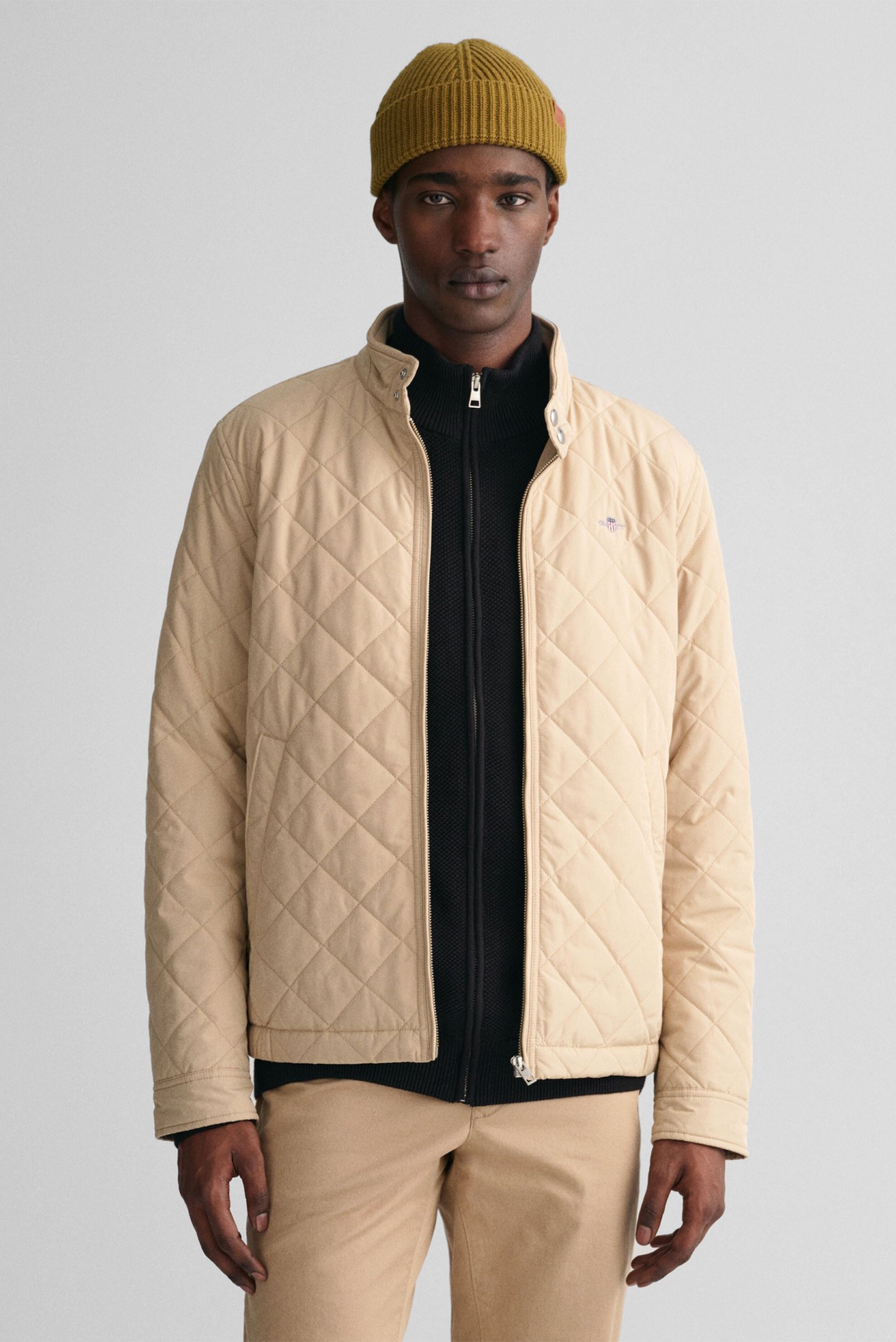 Чоловіча бежева куртка QUILTED WINDCHEATER 1