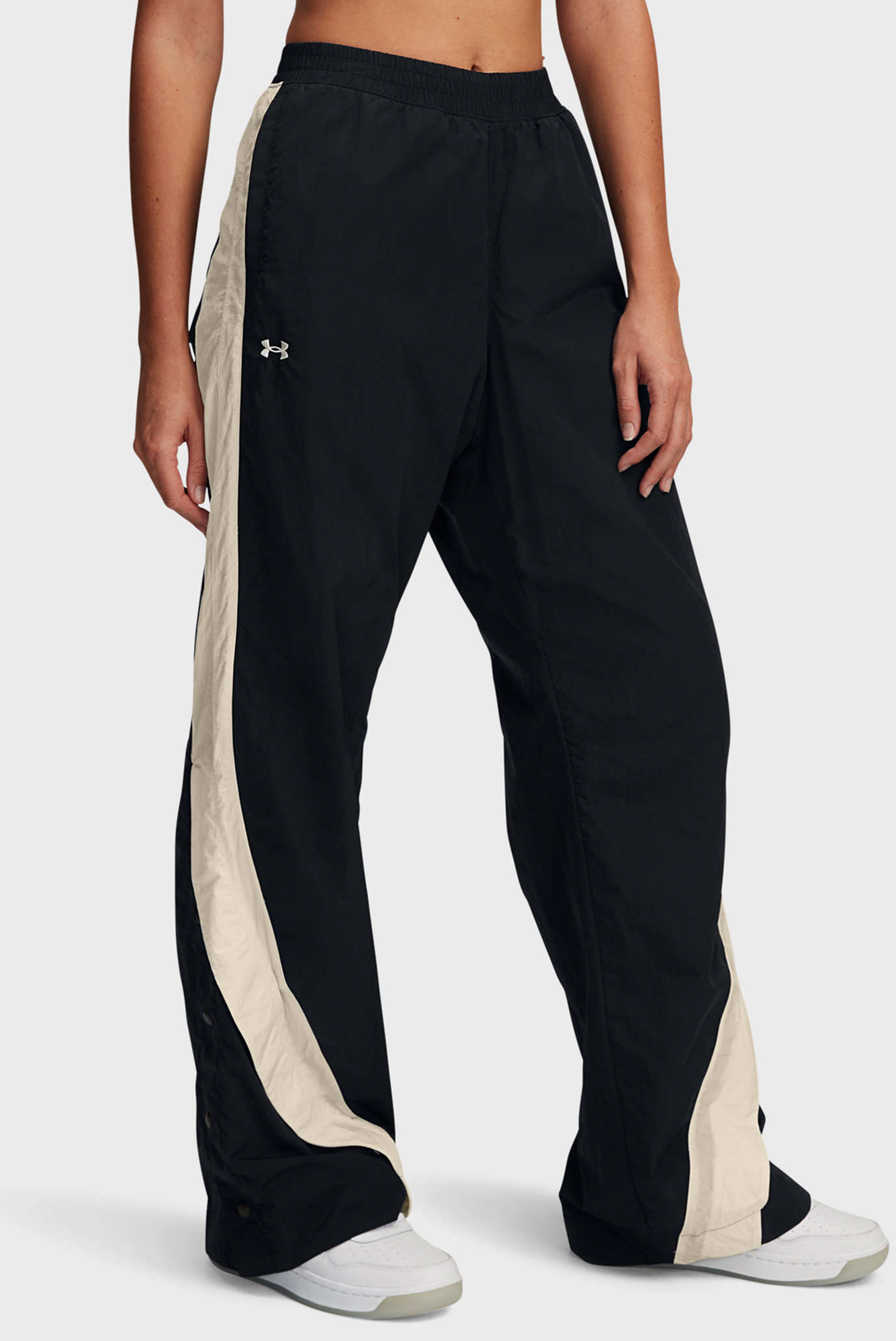 Женские черные спортивные брюки Icon Crinkle Tear-Away Pant 1