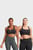Женское черное спортивное бра Powerimpact Training Medium-Support