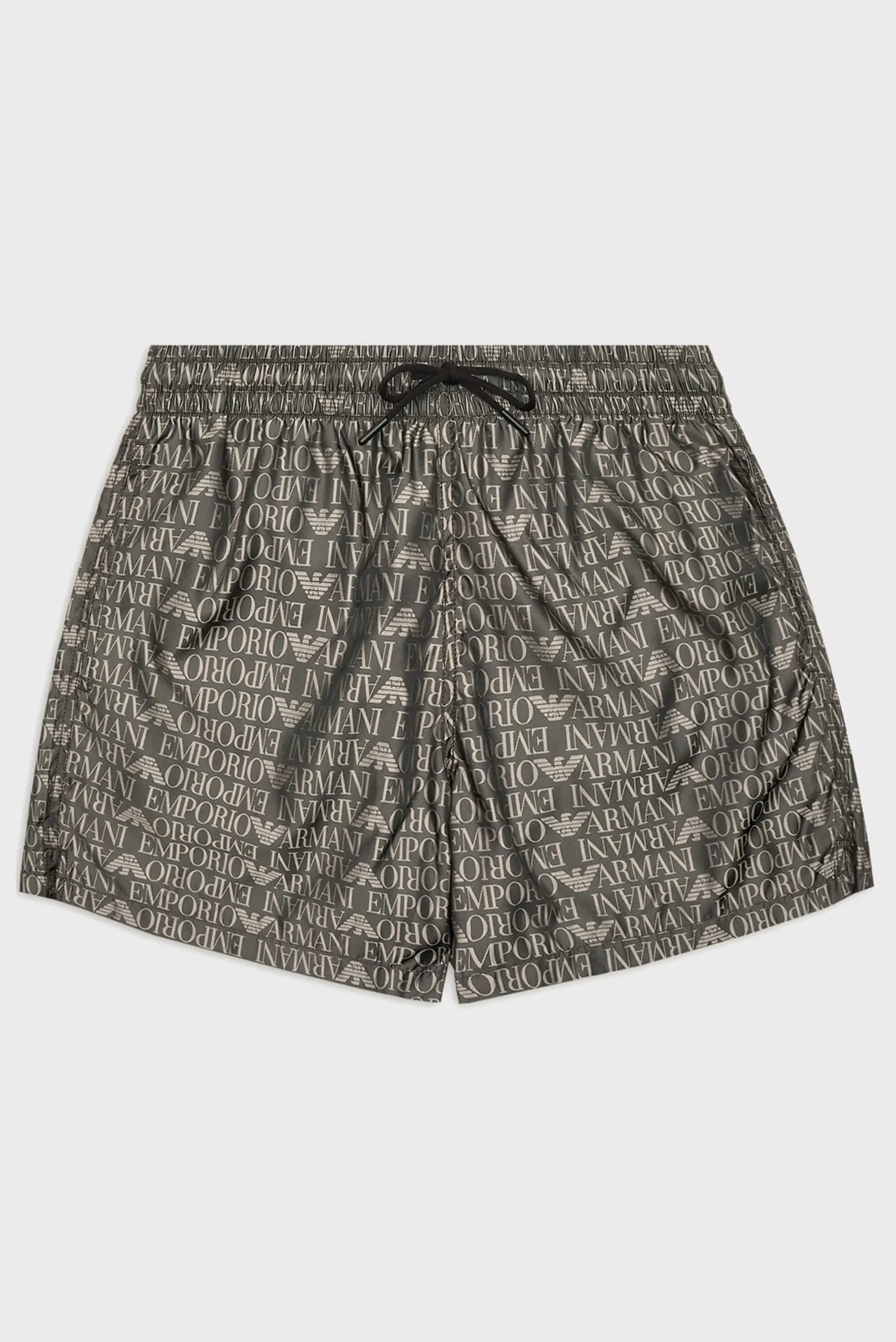 Чоловічі сірі плавальні шорти з візерунком 5