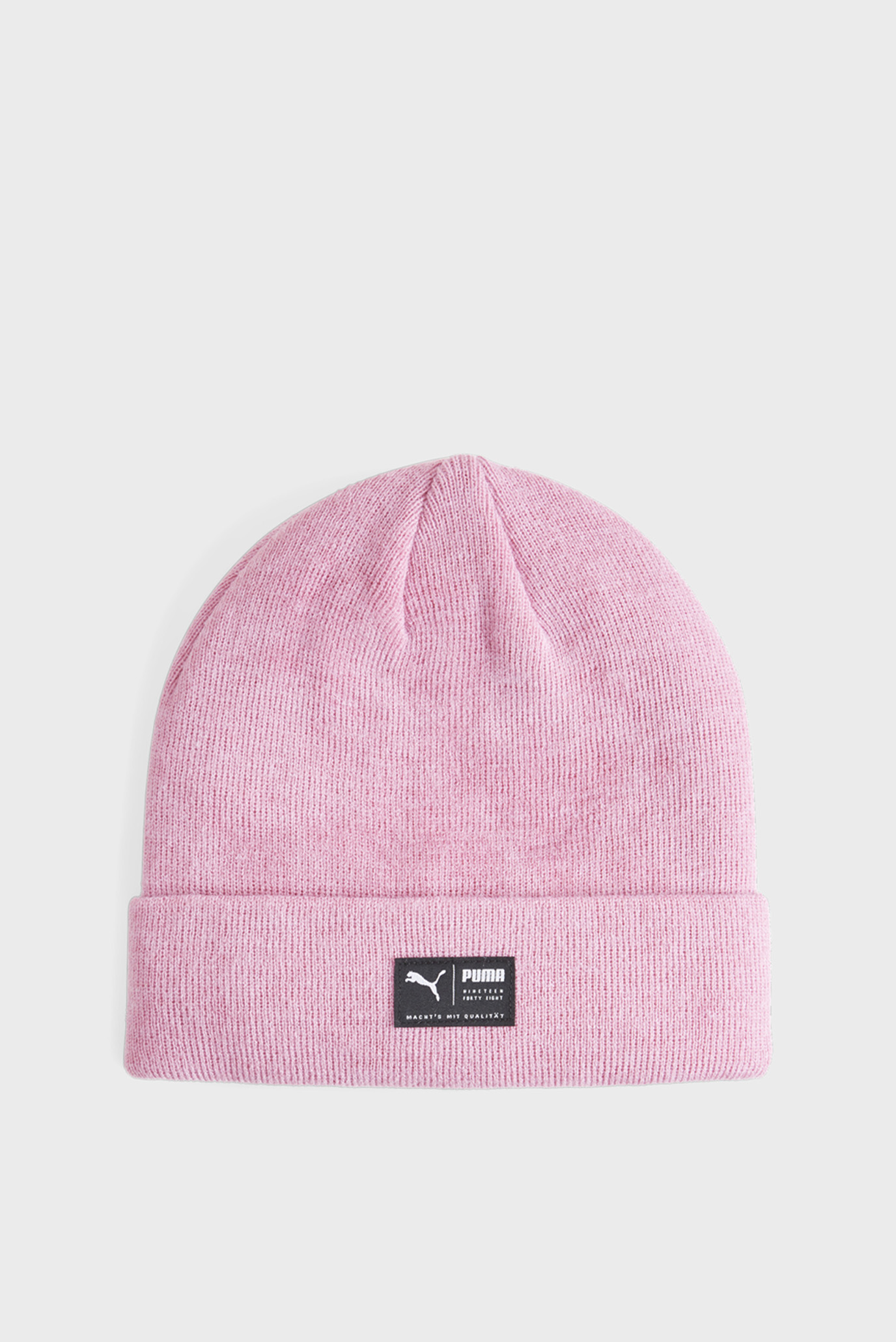 Розовая шапка ARCHIVE heather beanie 1