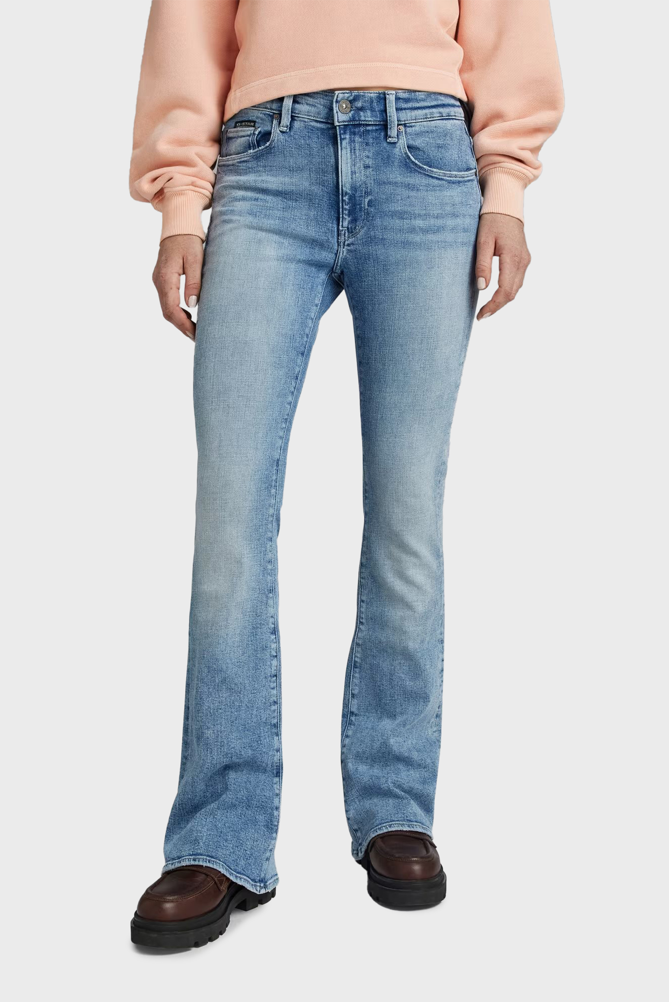 Женские голубые джинсы 3301 Flare 1