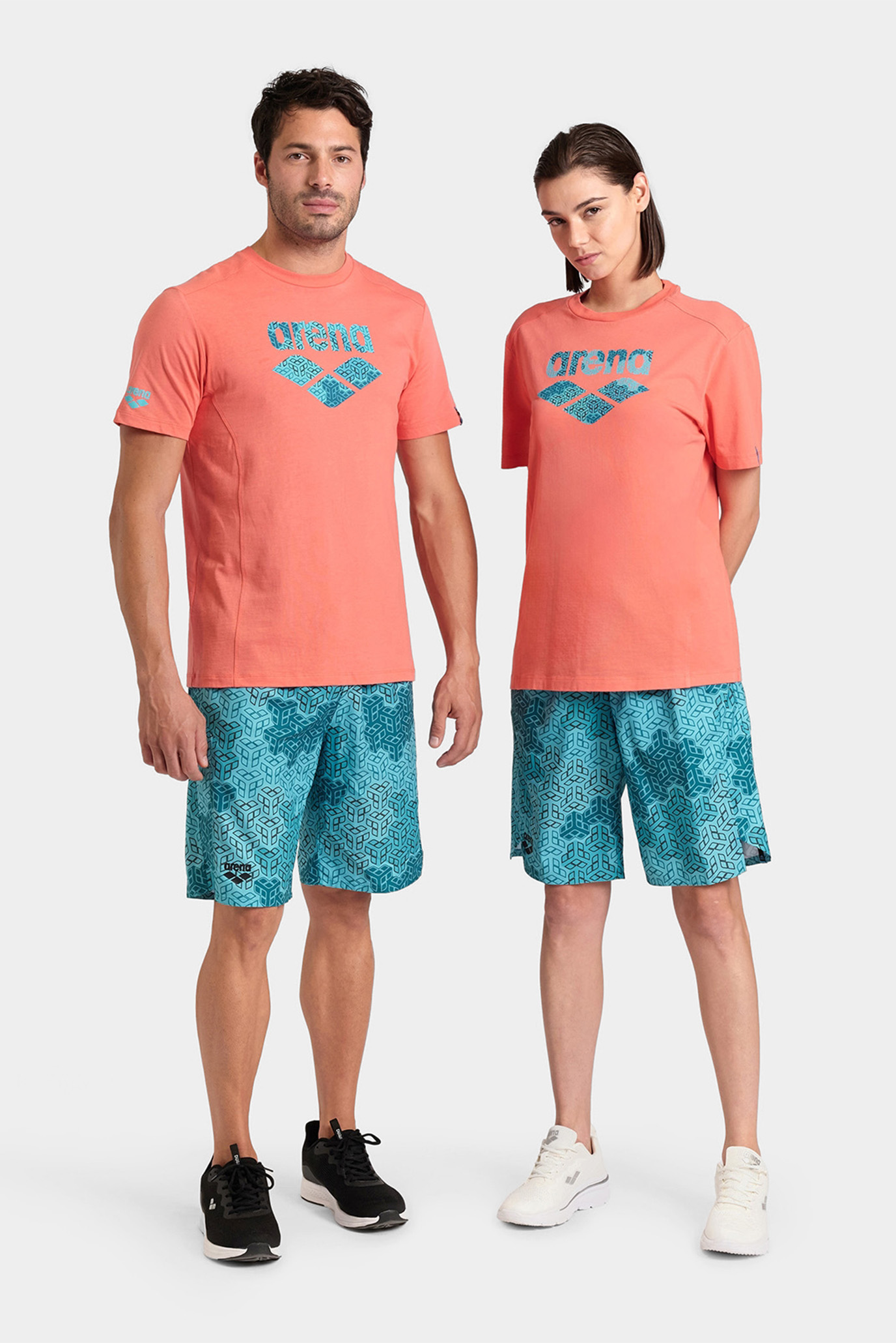 Коралловая футболка (унисекс) 1