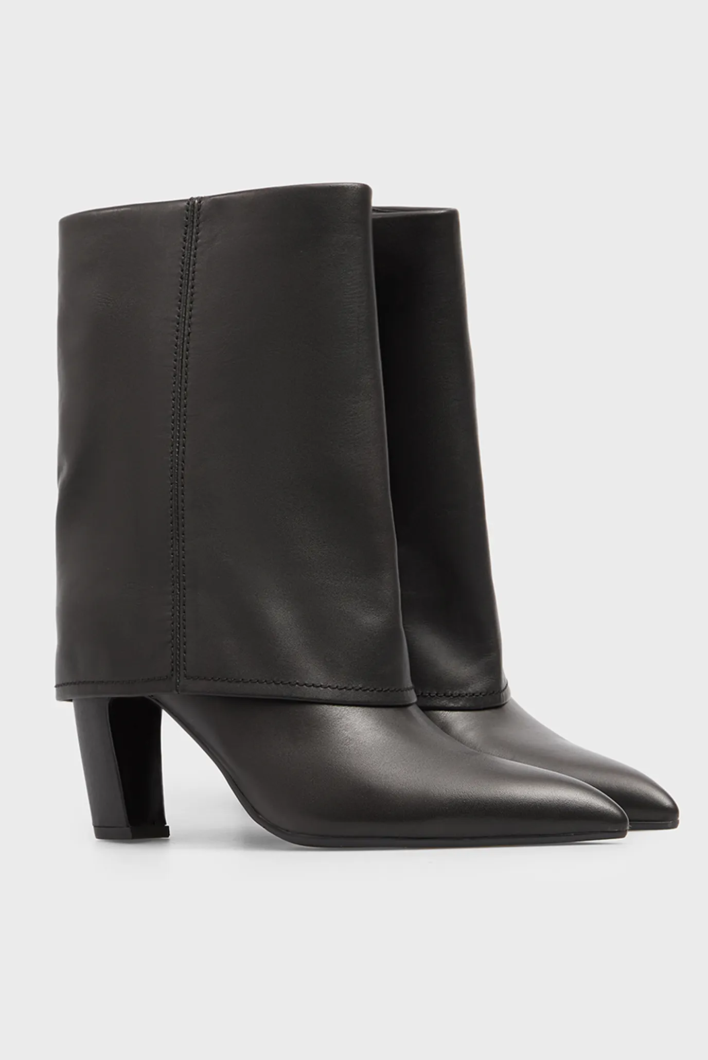 Женские черные кожаные ботильоны Delphine 3