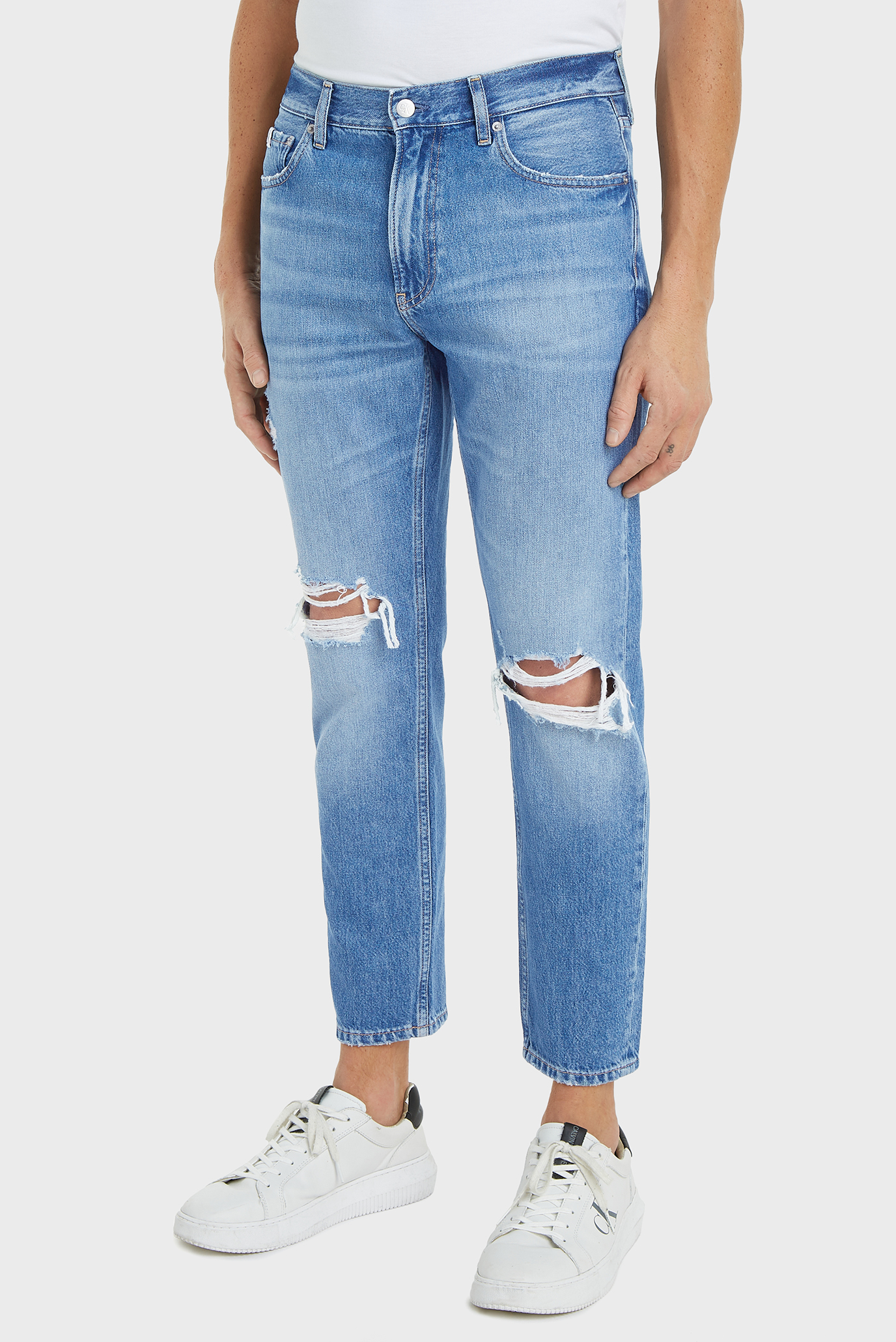 Мужские голубые джинсы DAD Голубой 30 Calvin Klein Jeans J30J325724 Мужские голубые джинсы DAD Голубой 30 Calvin Klein Jeans J30J325724