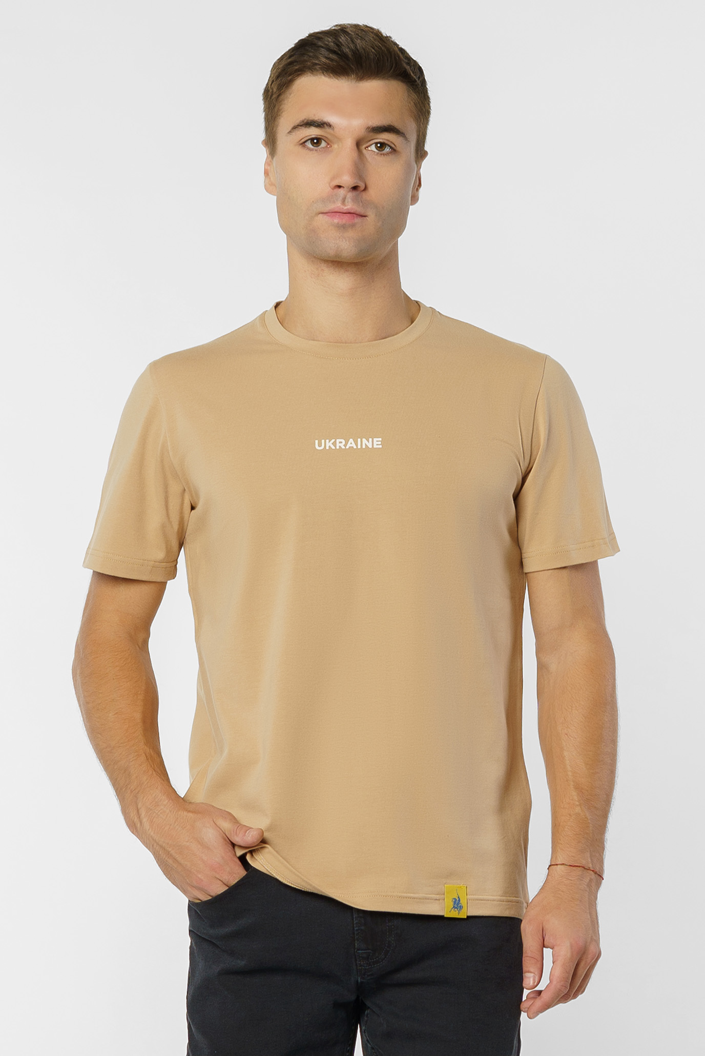 Бежева футболка (унісекс) 1