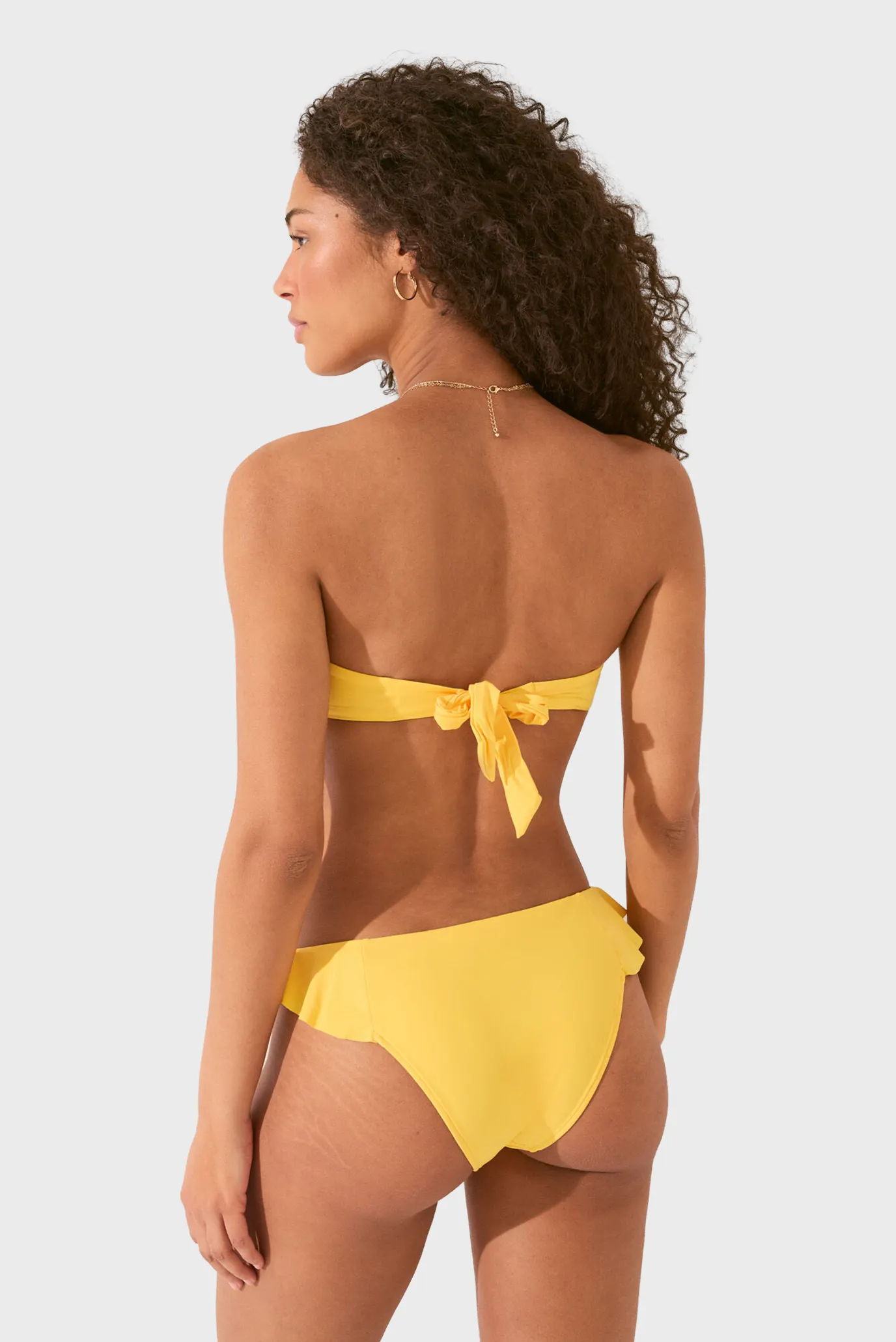 Женские желтые трусики от купальника 3