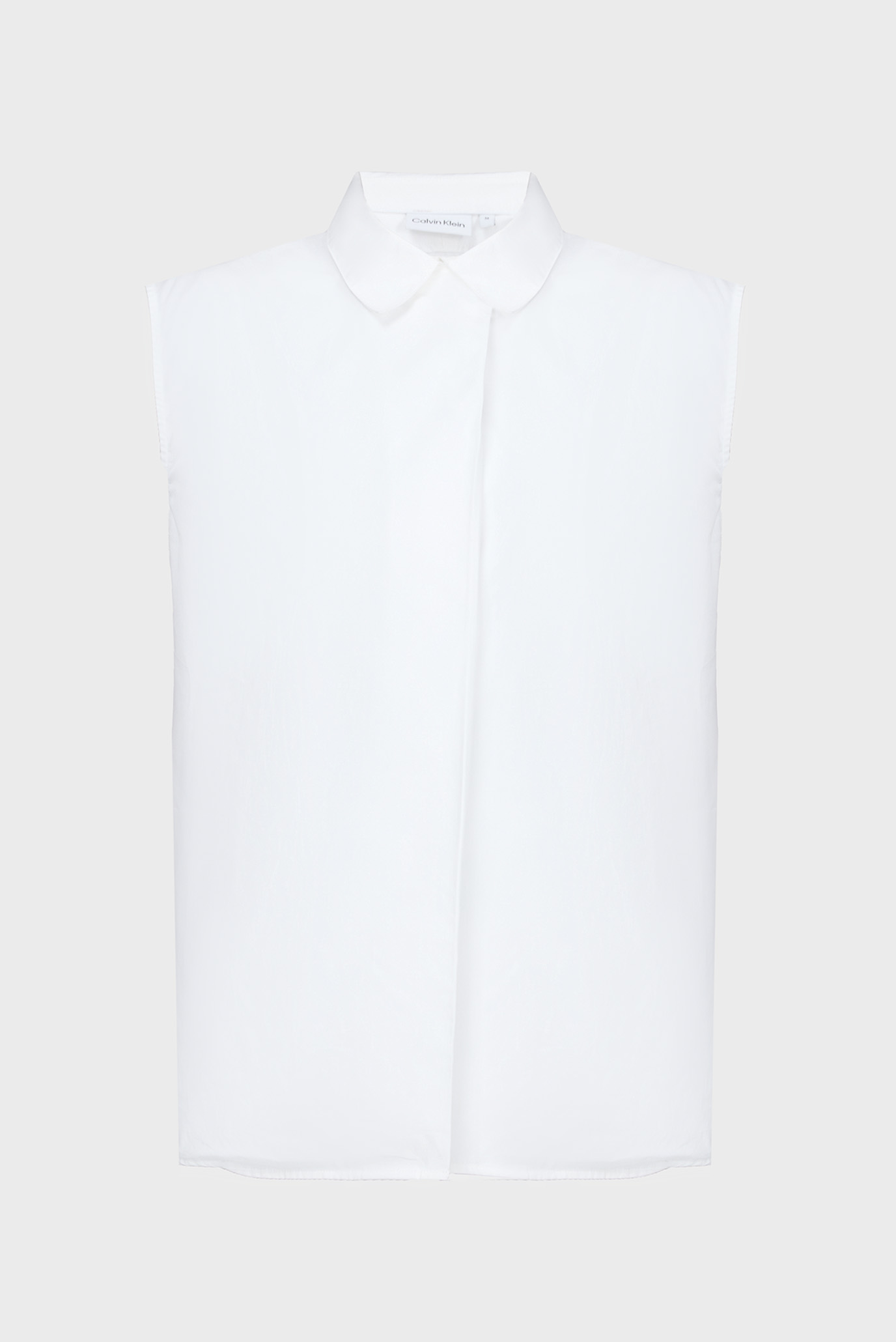 Женская белая рубашка COTTON ARCHIVE SLEEVELESS SHIRT 1