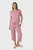 Жіноча рожева піжама (футболка, брюки)