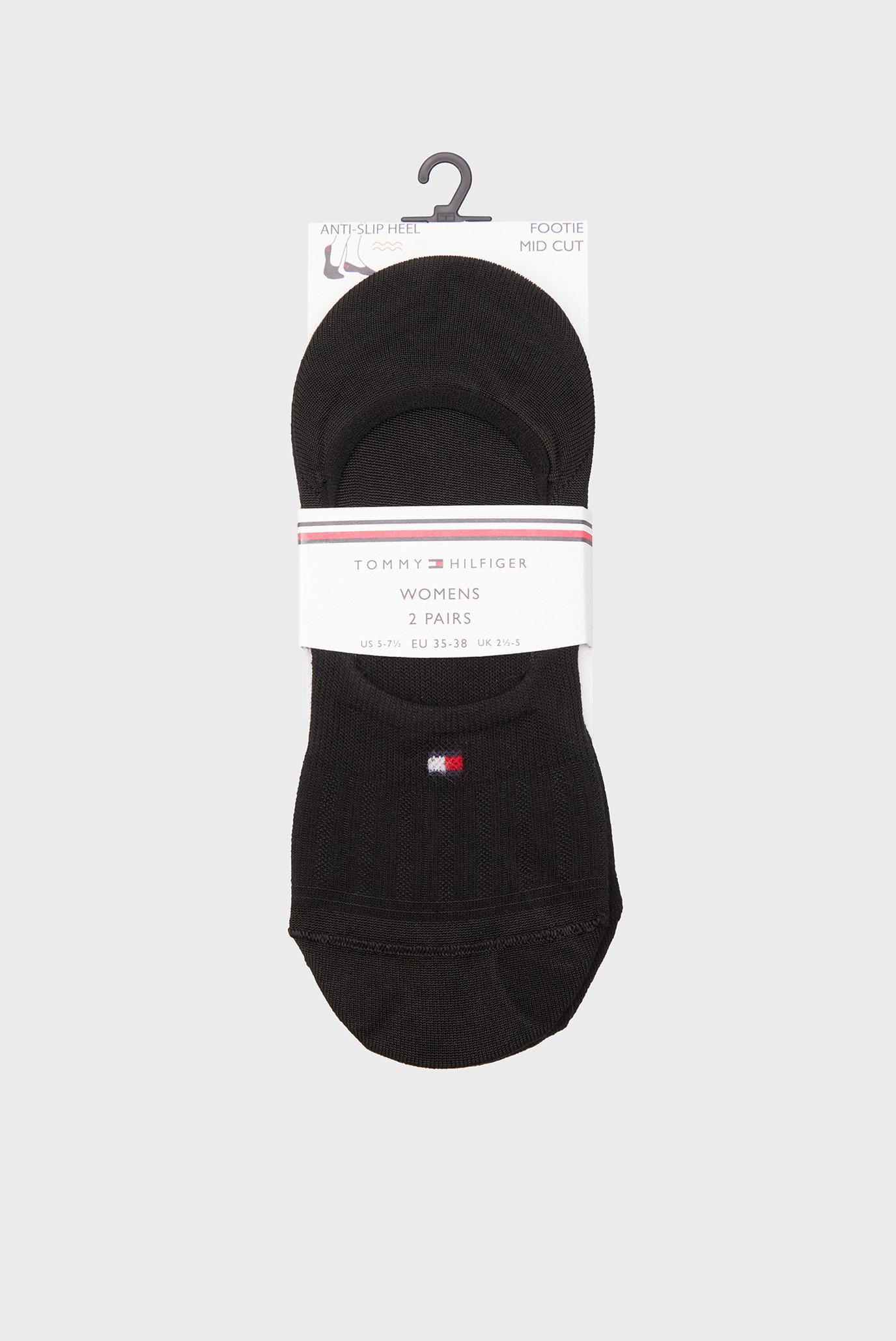Женские черные следы (2 пары) SHINE Черный 35-38 Tommy Hilfiger 701233710 Женские черные следы (2 пары) SHINE Черный 35-38 Tommy Hilfiger 701233710