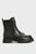 Женские черные кожаные ботинки Roseau