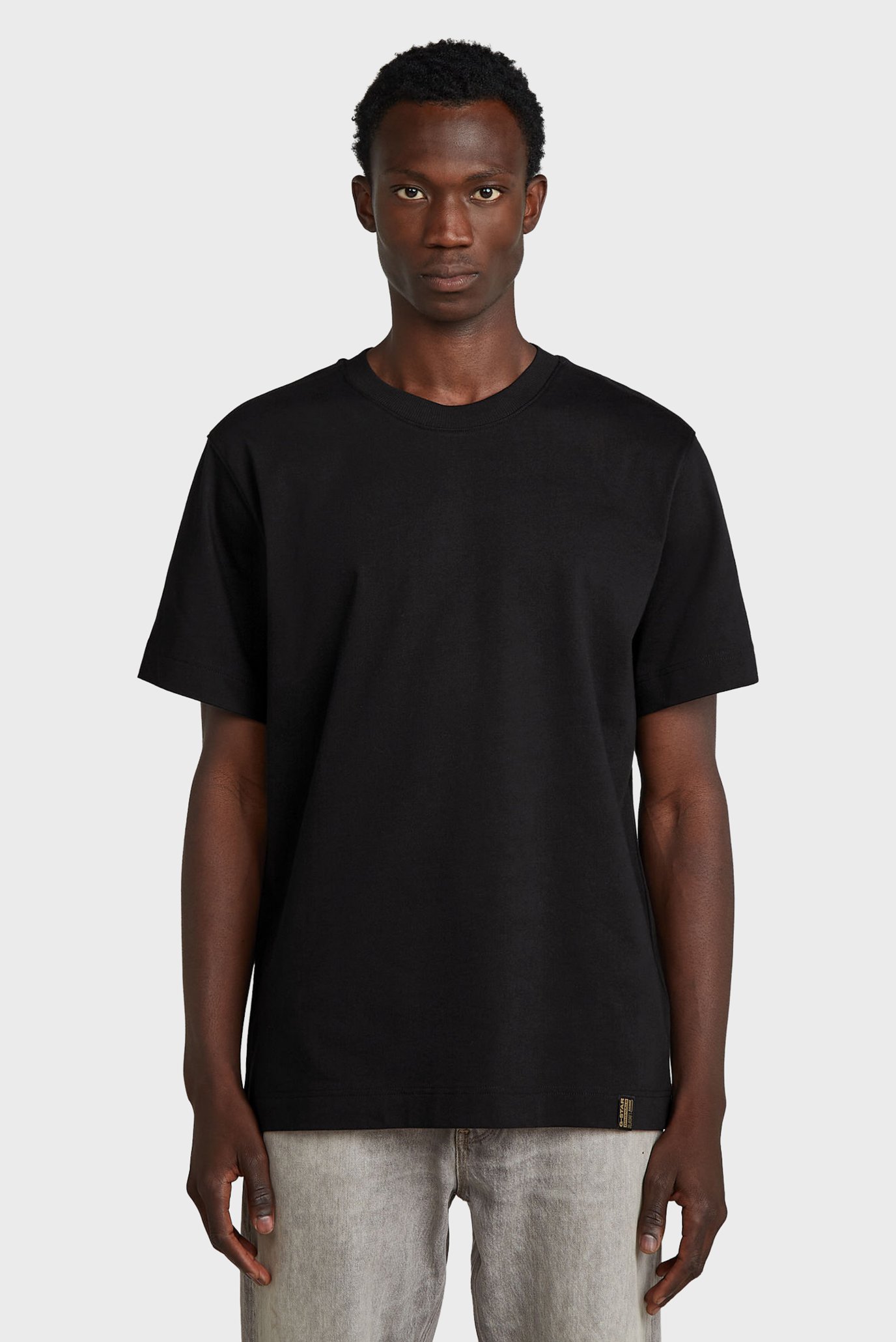 Мужская черная футболка Essential Черный M G-Star RAW D27769,D709 Мужская черная футболка Essential Черный M G-Star RAW D27769,D709