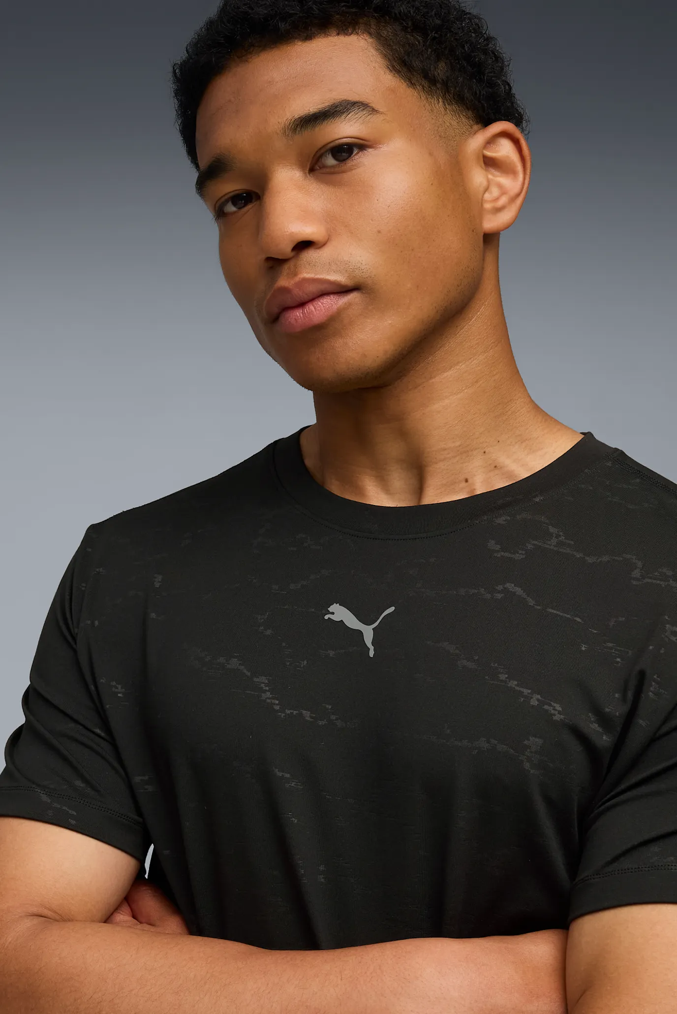 Мужская черная футболка CLOUDSPUN Training Tee Men 4