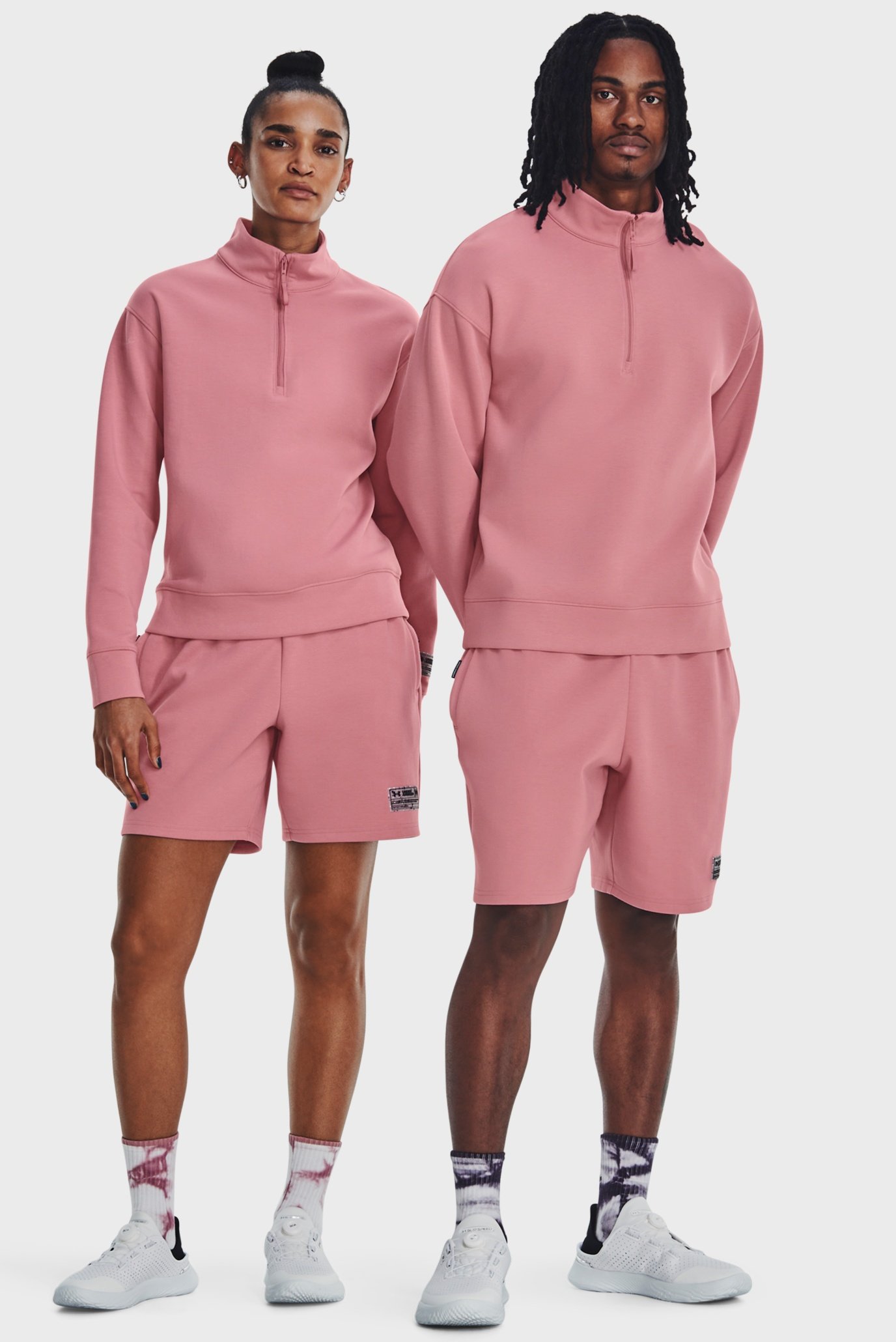 Розовые шорты UA Summit Knit Shorts (унисекс) 1