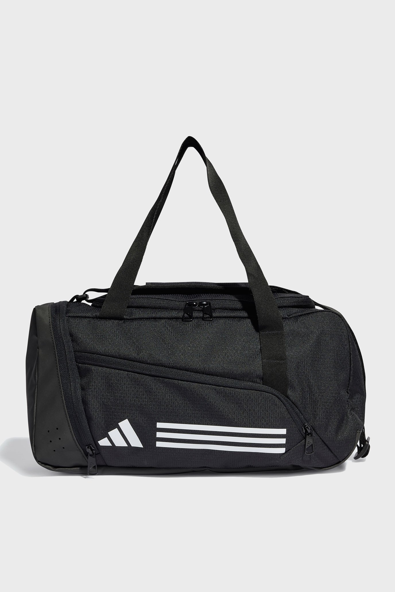 Чорна спортивна сумка Essentials 3-Stripes Duffel 1