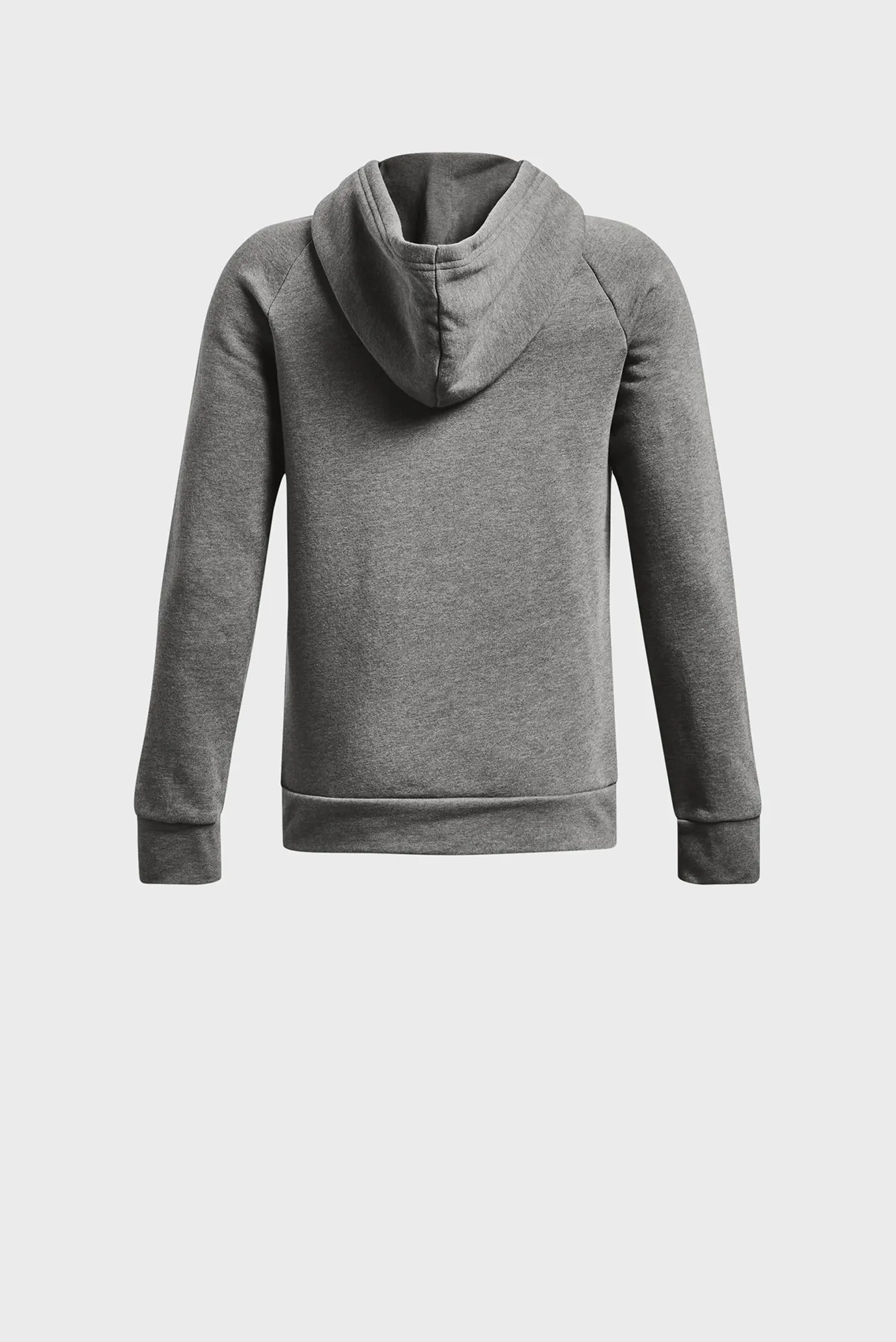 Детское серое худи UA Rival Fleece Hoodie 2