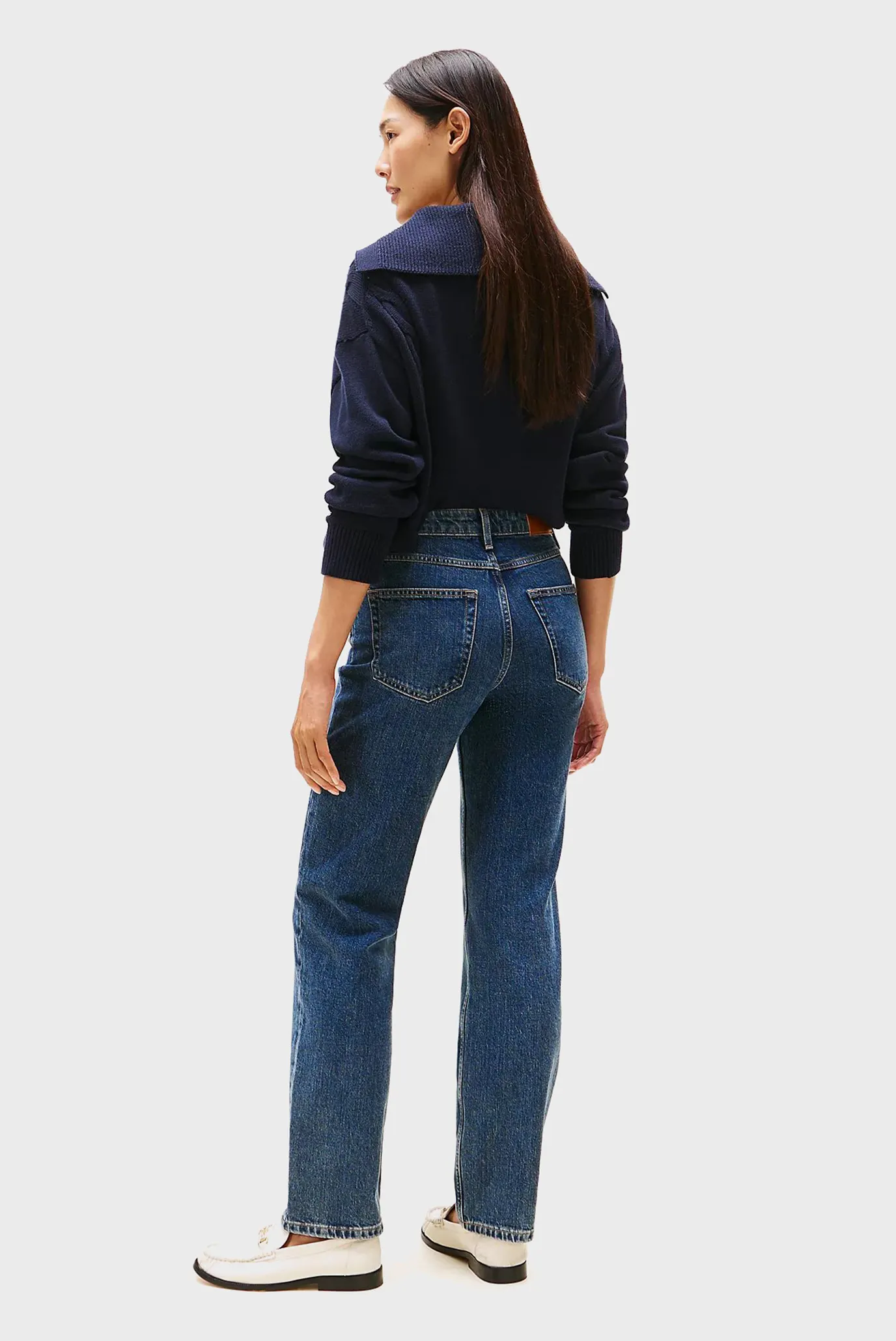 Женские темно-синие джинсы DNM DEE CLASSIC STRAIGHT RW 3