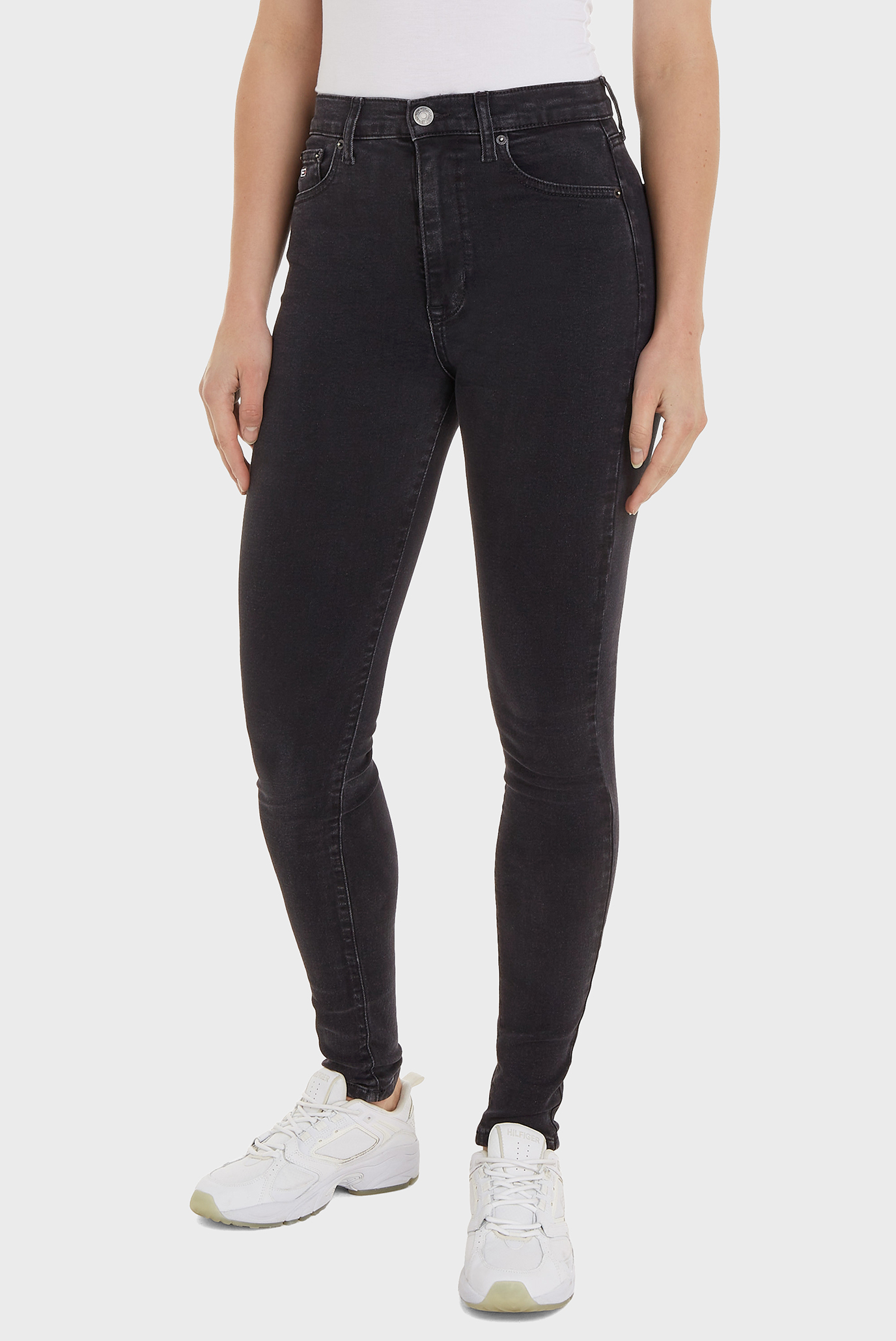 Женские черные джинсы SYLVIA HR SSKN CG4282 Черный 25-32 Tommy Jeans DW0DW16001 Женские черные джинсы SYLVIA HR SSKN CG4282 Черный 25-32 Tommy Jeans DW0DW16001