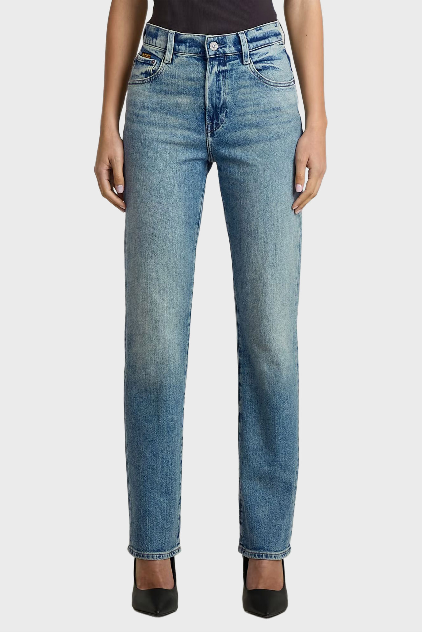 Женские голубые джинсы Viktoria High Straight Wmn Голубой 27-32 G-Star RAW D23959,D538 Женские голубые джинсы Viktoria High Straight Wmn Голубой 27-32 G-Star RAW D23959,D538
