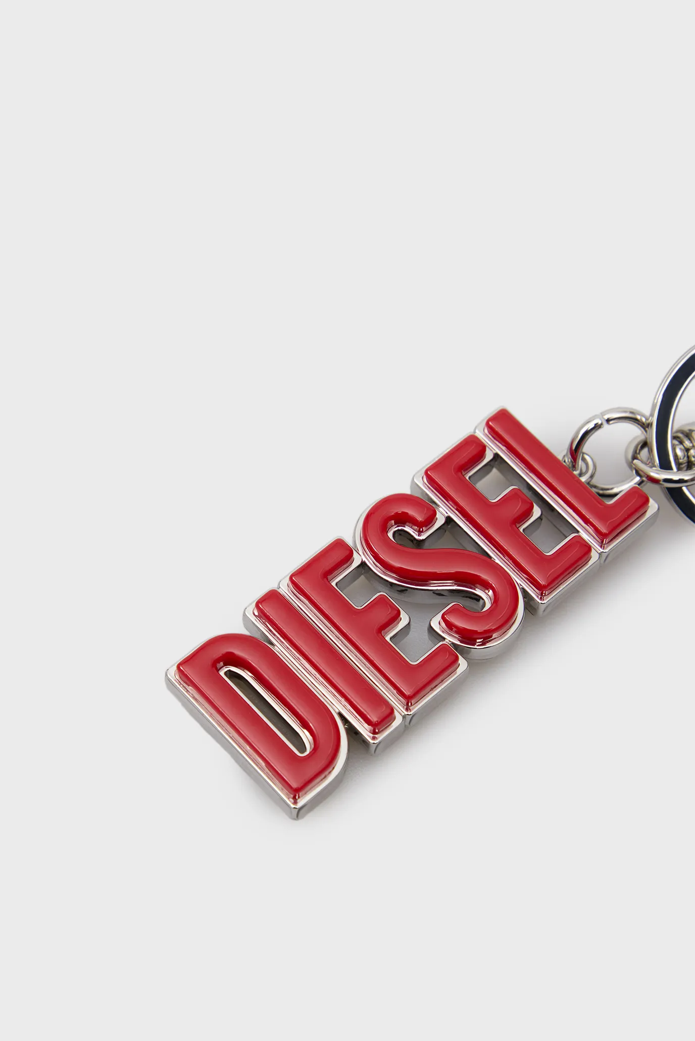 Мужской серебристый брелок DSL 3D 3