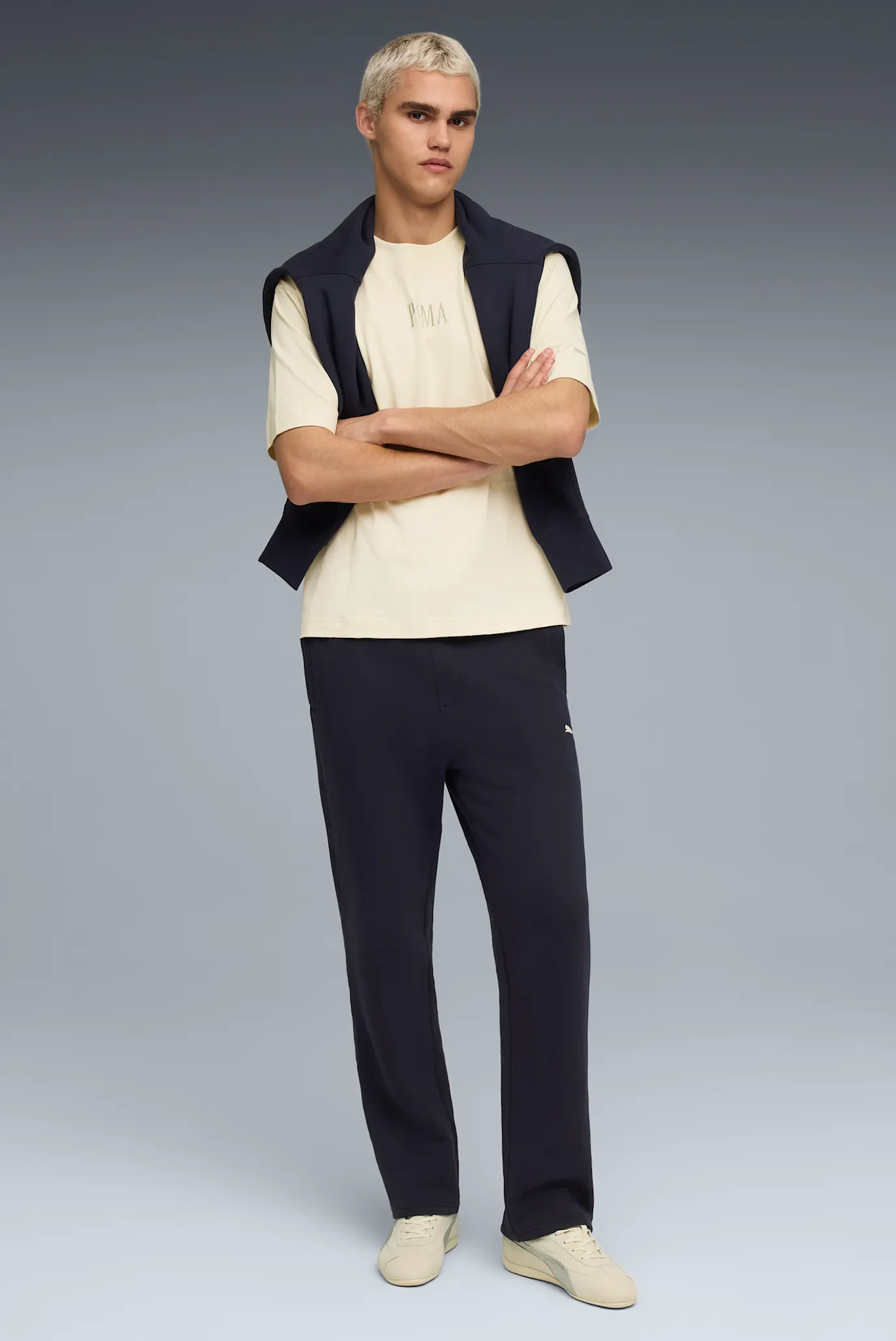 Темно-сині спортивні штани Premium Essentials Relaxed Sweatpants Unisex (унісекс) 2