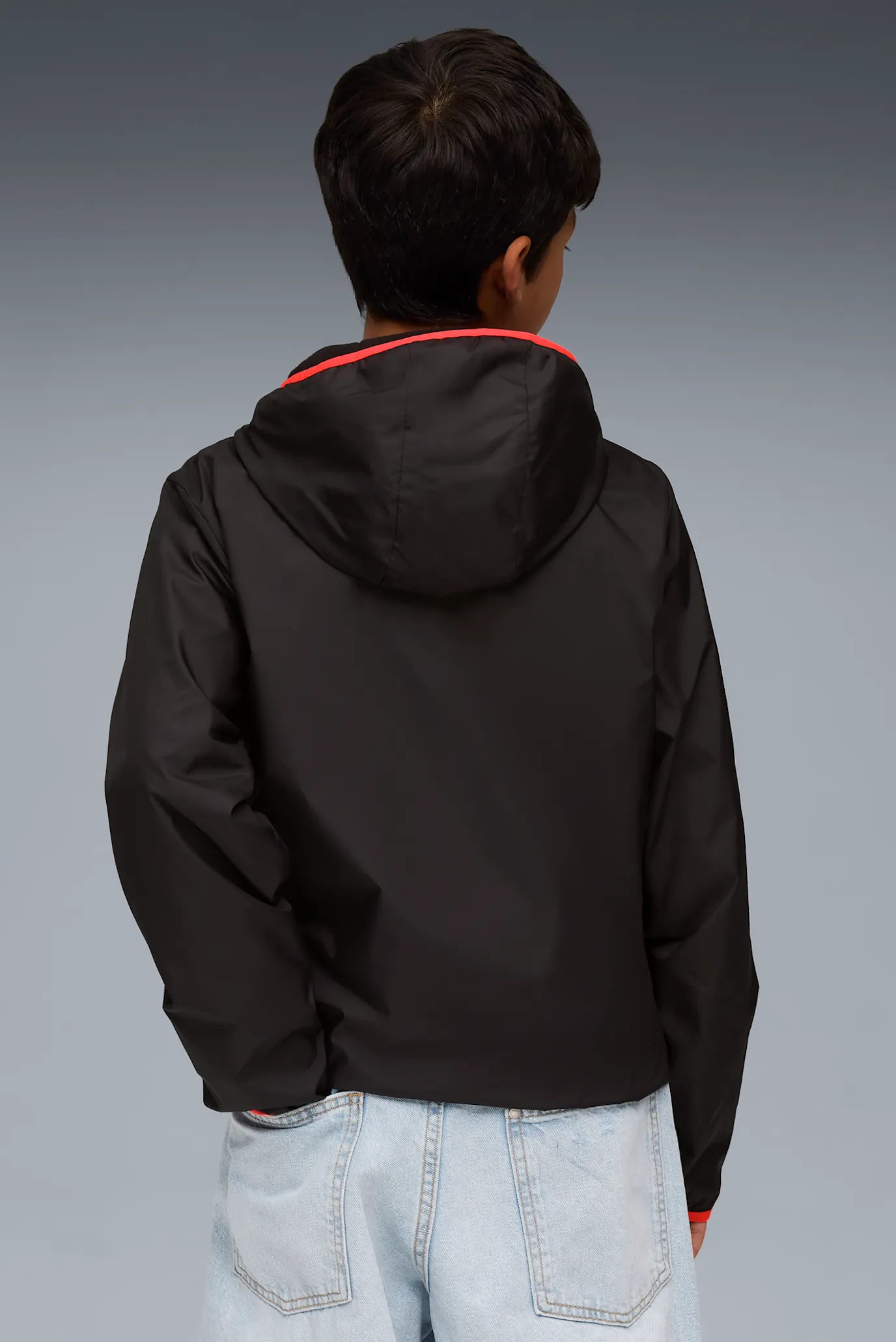 Дитяча чорна вітровка Fleece Lined Windbreaker Youth 5